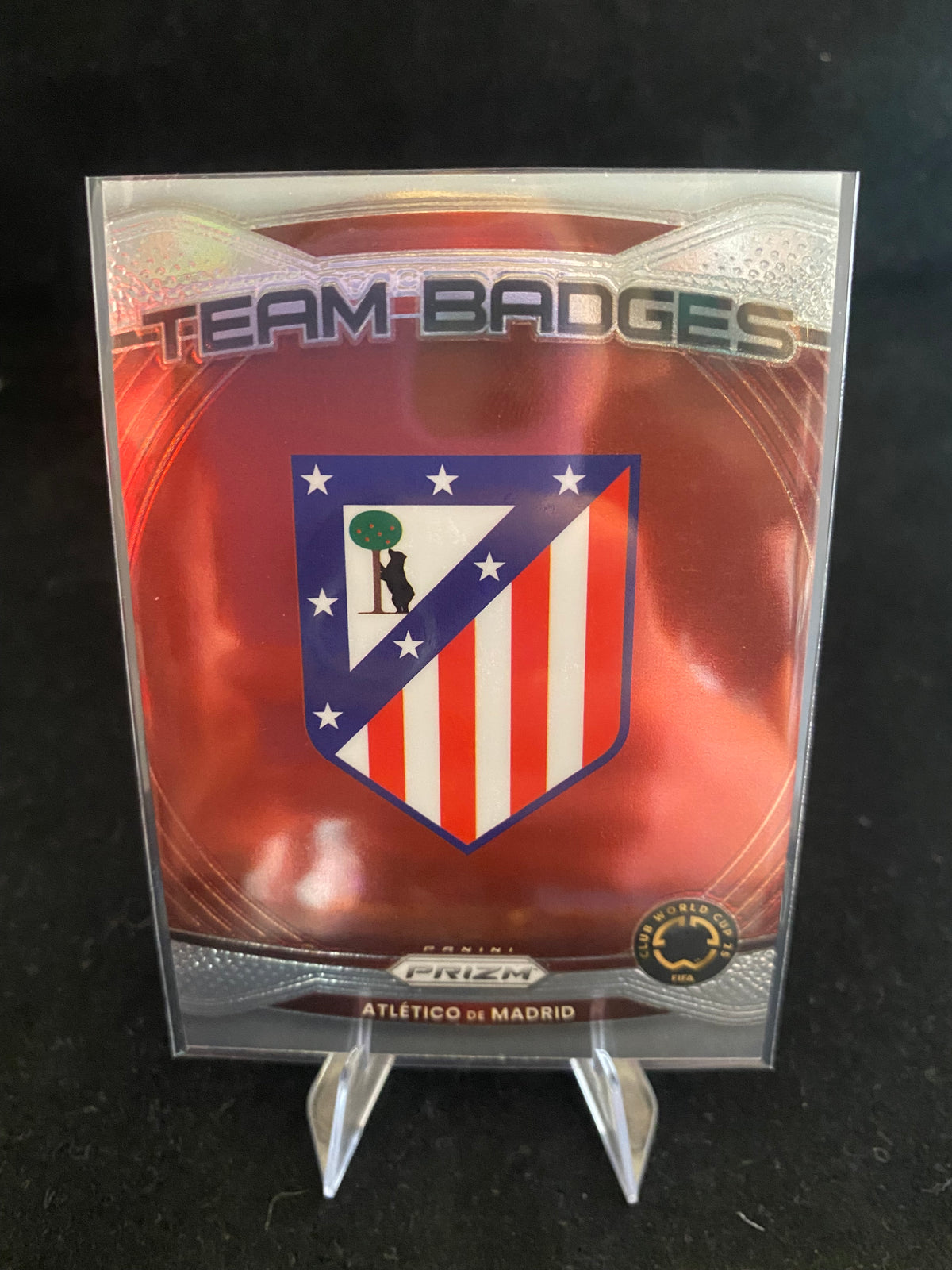 Panini Prizm FIFA Club World Cup 2025 - Atletico De Madrid -Team Badges - No.1