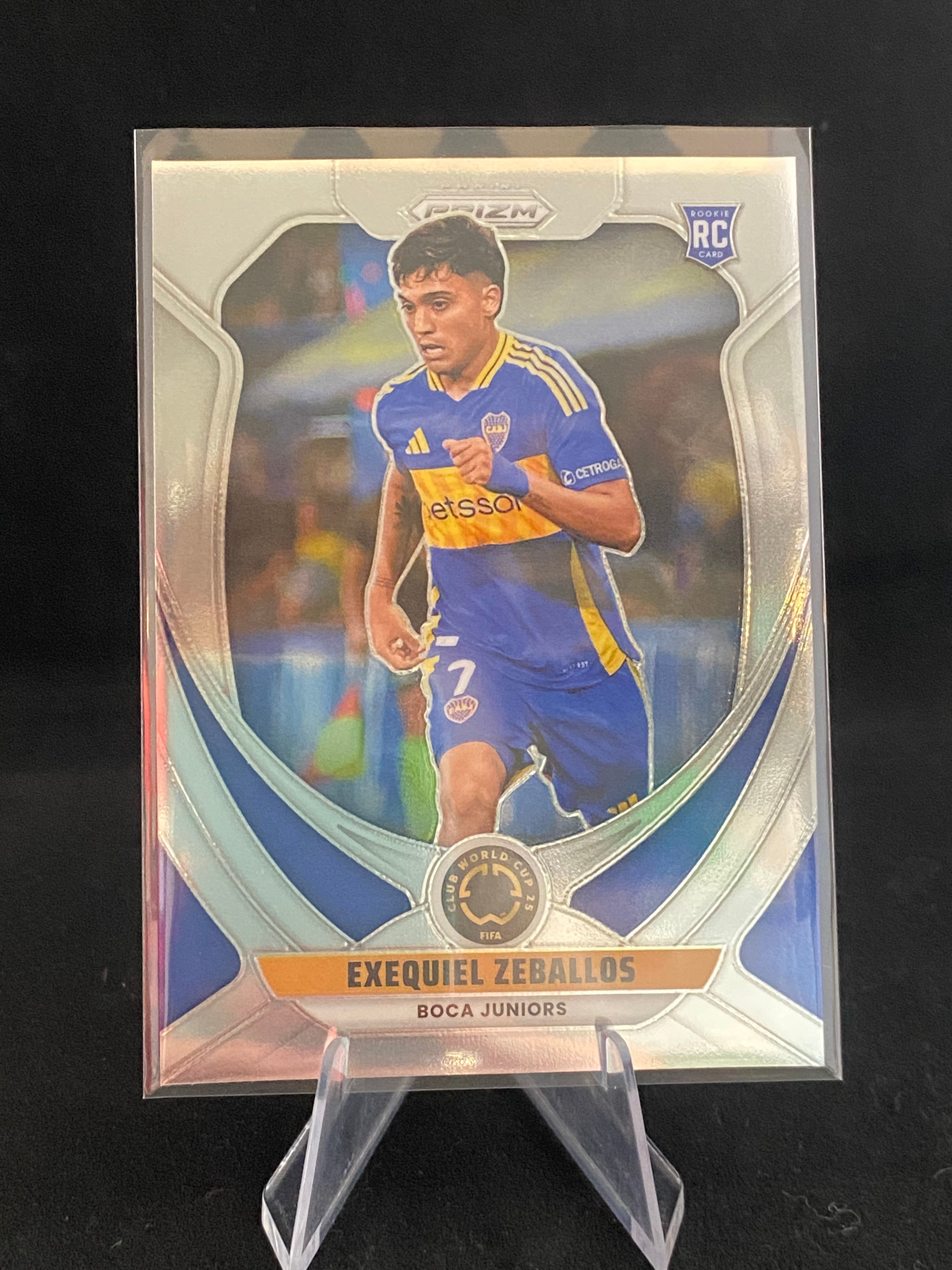 Panini Prizm FIFA Club World Cup 2025 - Exequiel Zeballos - RC - Rookie Card - No.38 