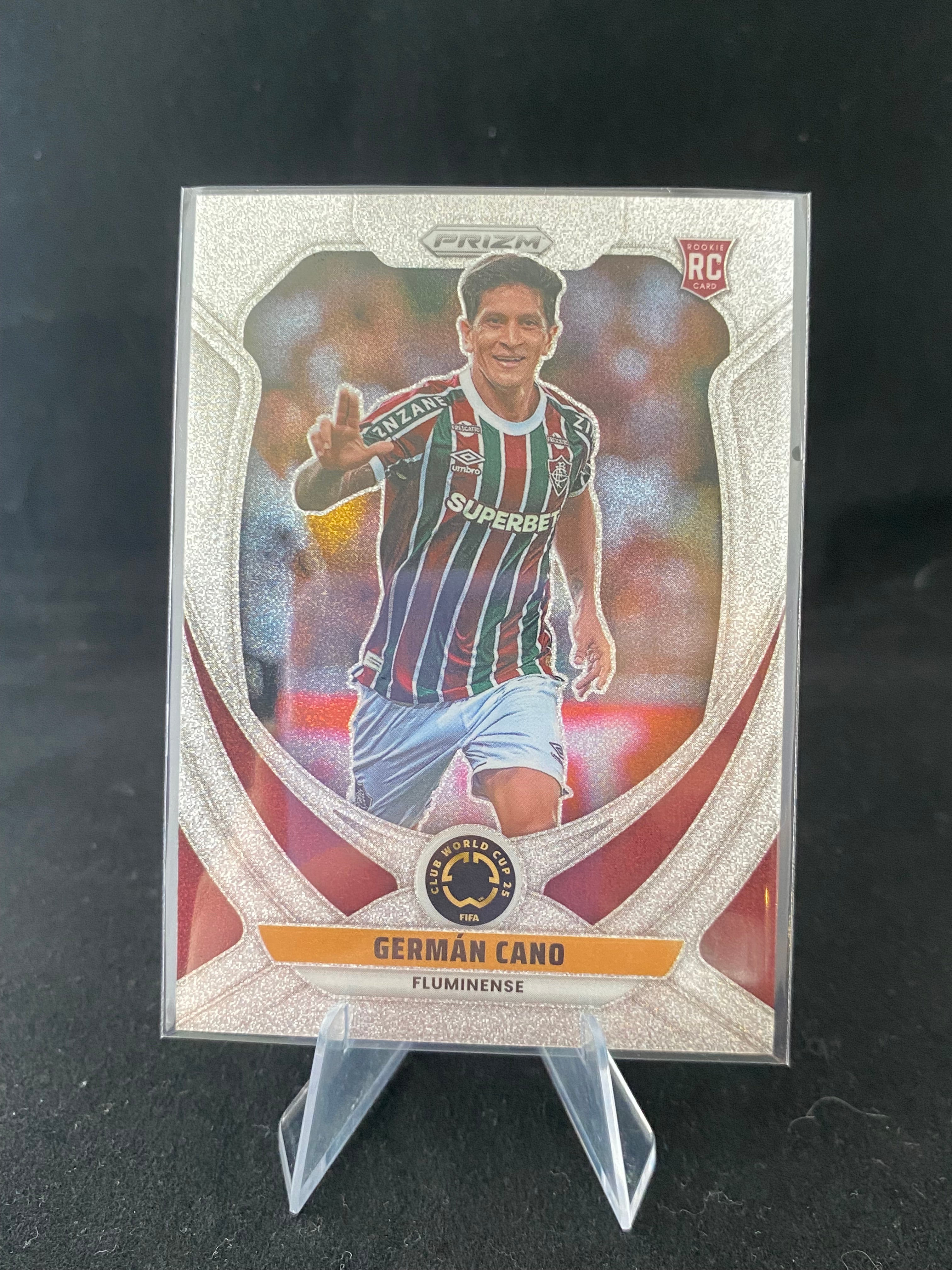 Panini Prizm FIFA Club World Cup 2025 - German Cano - Silver Glitter - RC - Rookie Card - No.111