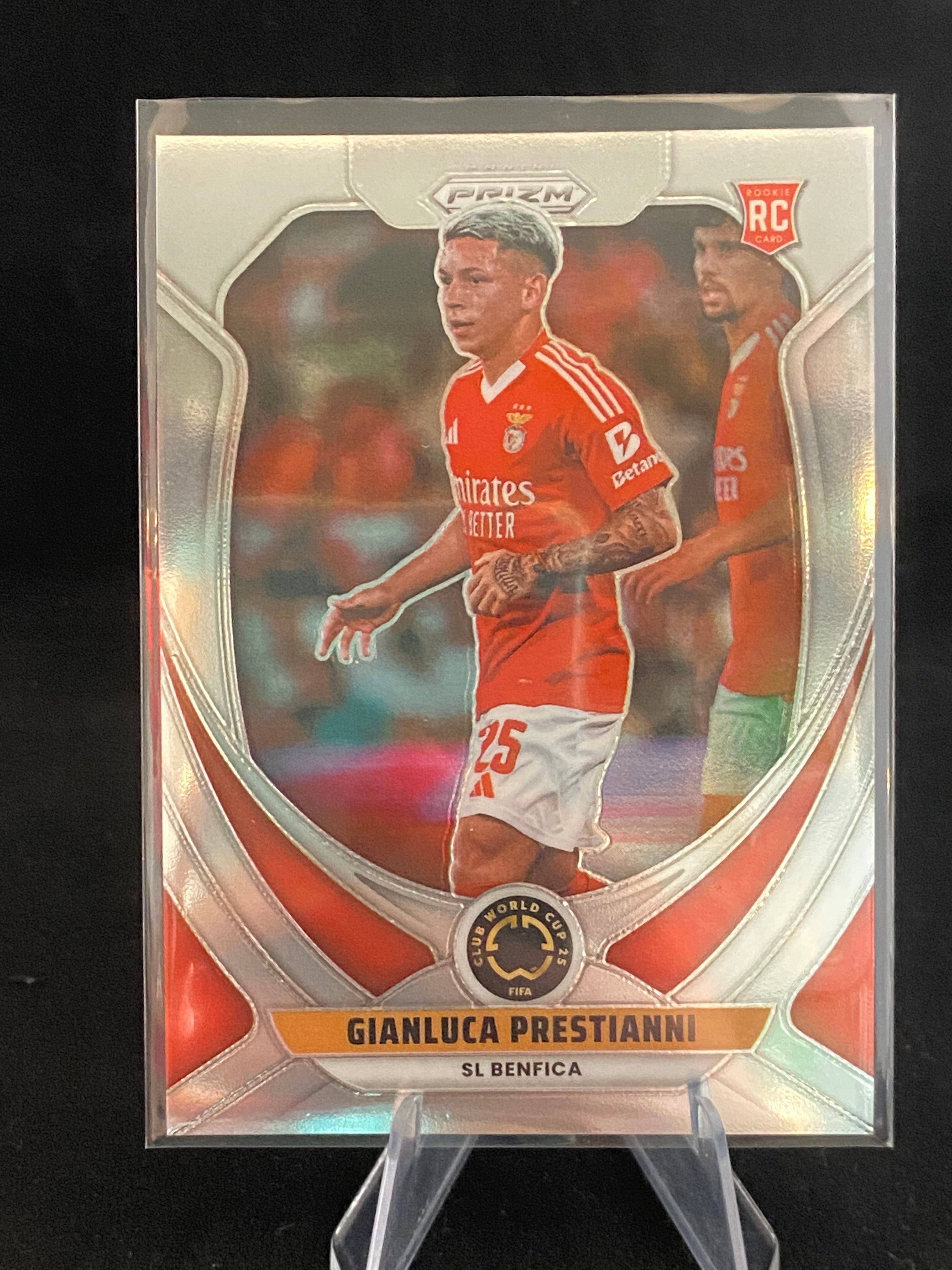 Panini Prizm FIFA Club World Cup 2025 - Gianluca Prestianni - RC - Rookie Card - No.184