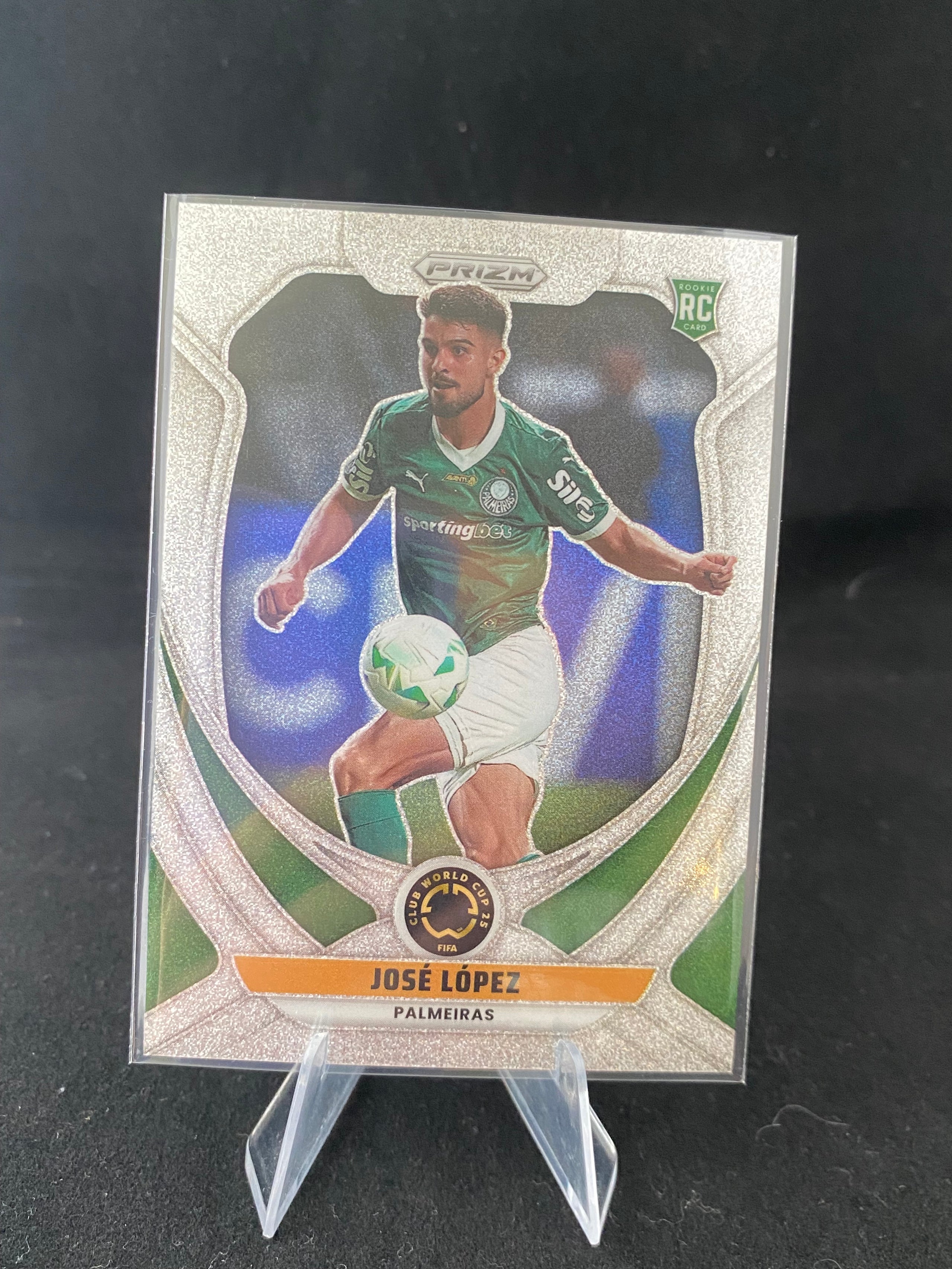 Panini Prizm FIFA Club World Cup 2025 - Jose Lopez - Silver Glitter - RC - Rookie Card - No.