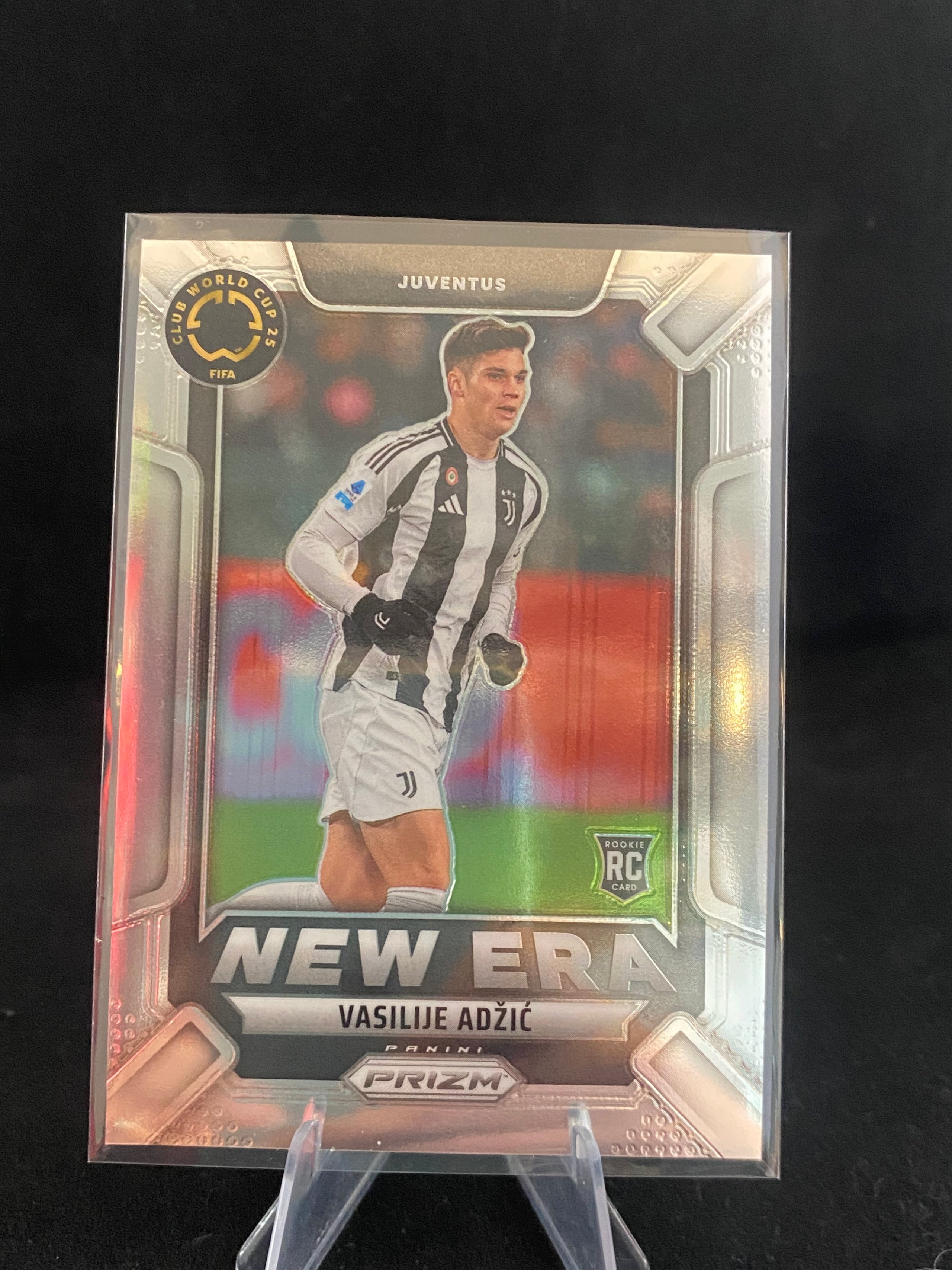 Panini Prizm FIFA Club World Cup 2025 - Vasilije Adzic - New Era - RC - Rookie Card - No.12