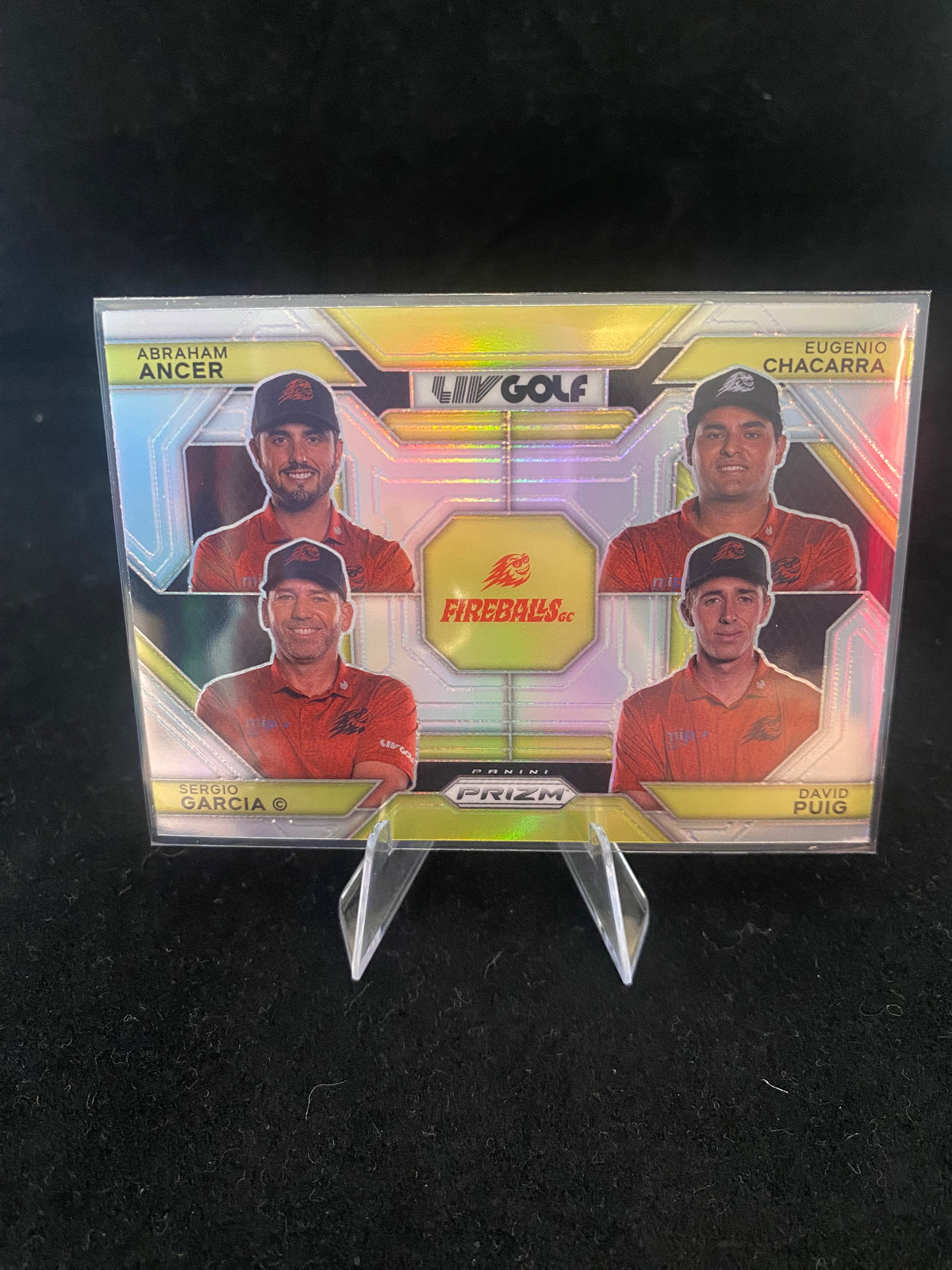 Panini Prizm Liv Golf 2024 - Abraham Ancer - Sergio Garcia - Eugenio Chacarra -David Puig - No.59