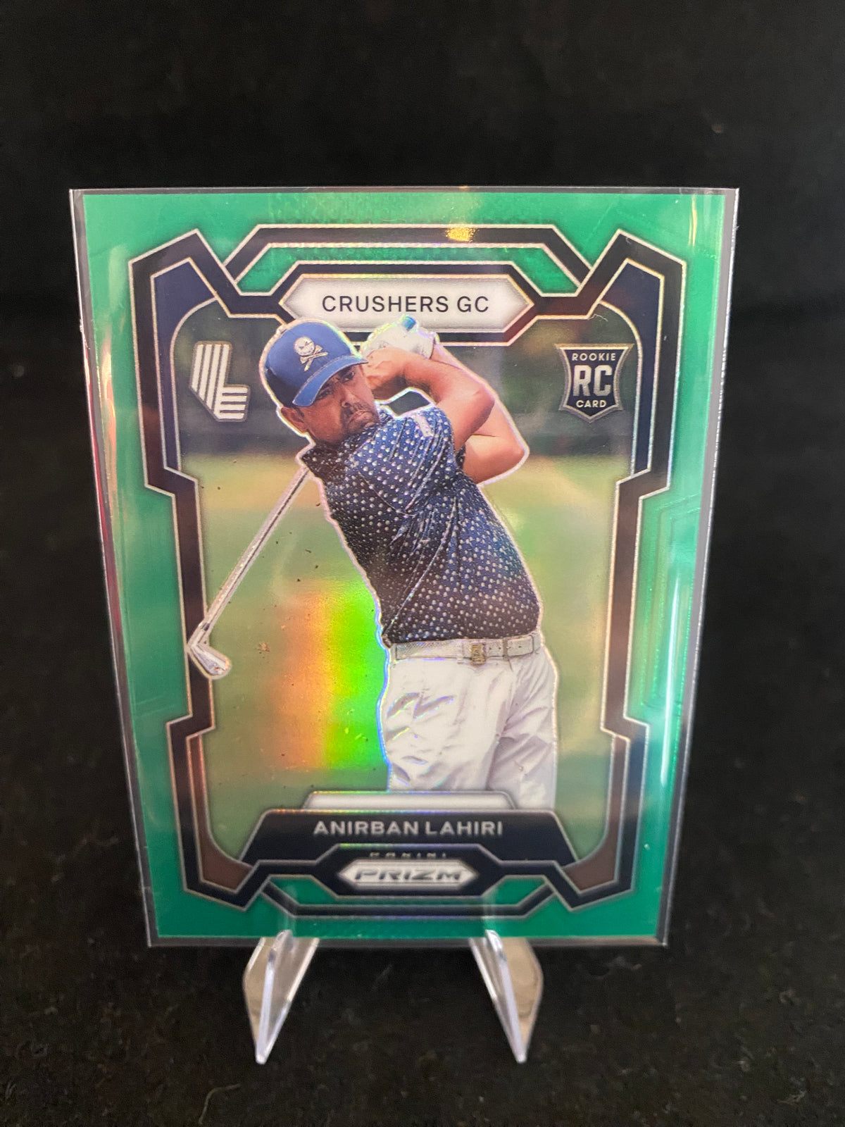 Panini Prizm Liv Golf 2024 - Anirban Lahiri - RC - Rookie Card - Green - 16/18 - No.5
