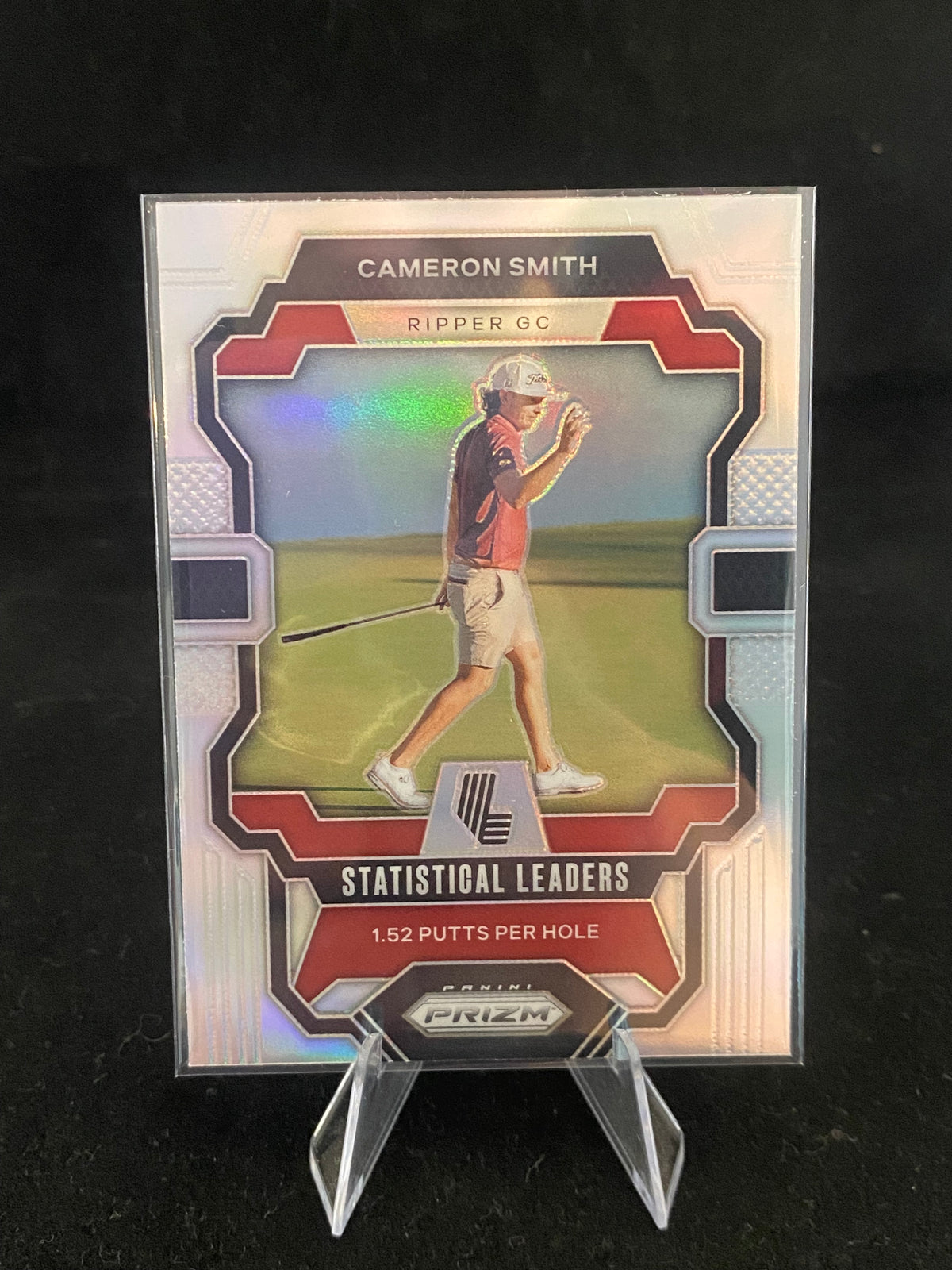 Panini Prizm Liv Golf 2024 - Cameron Smith - Statistical Leaders - No.93