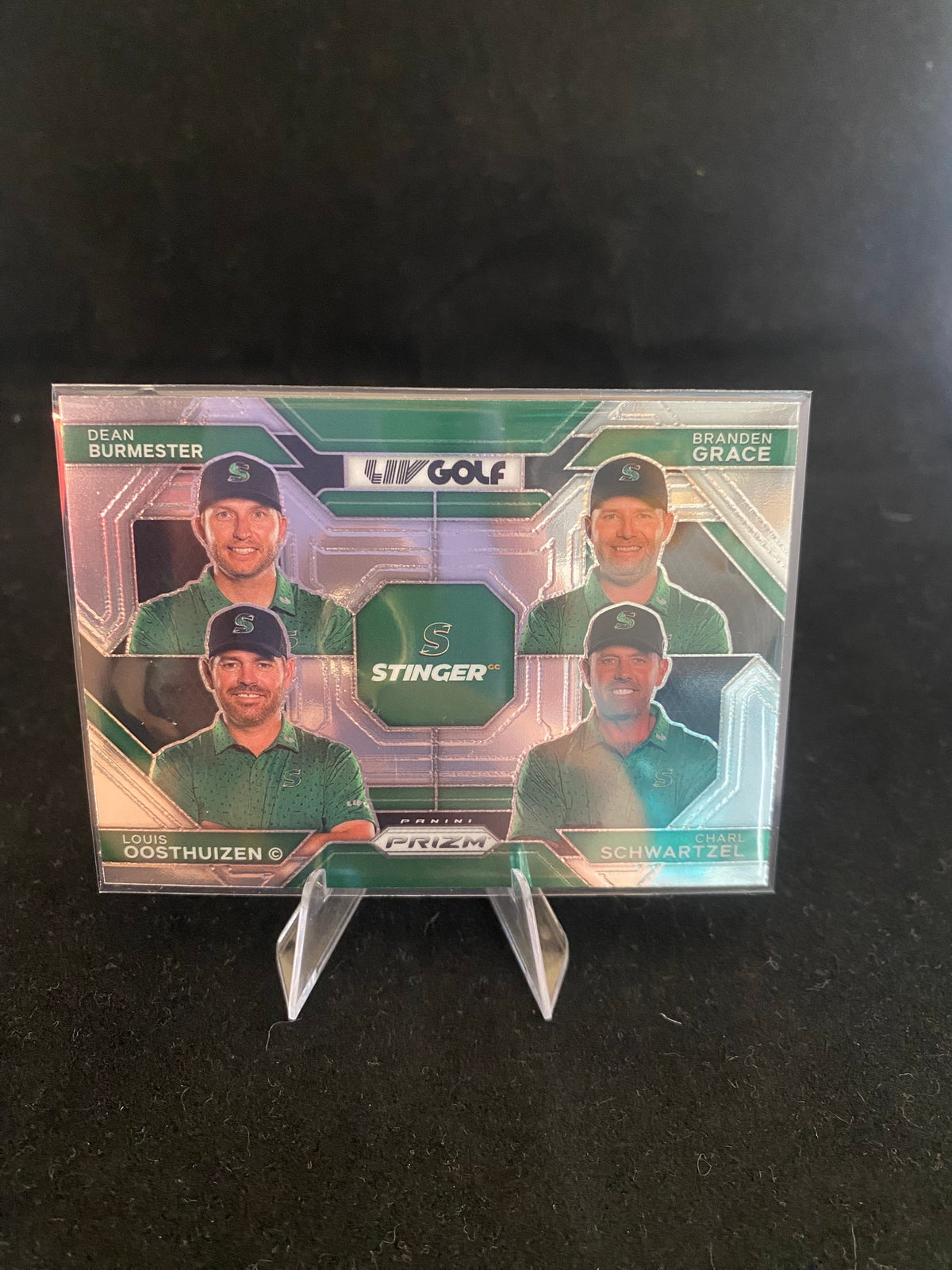 Panini Prizm Liv Golf 2024 - Dean Burmester - Louis Oosthuizen - Charl Schwartzel - Branden Grace - No.67