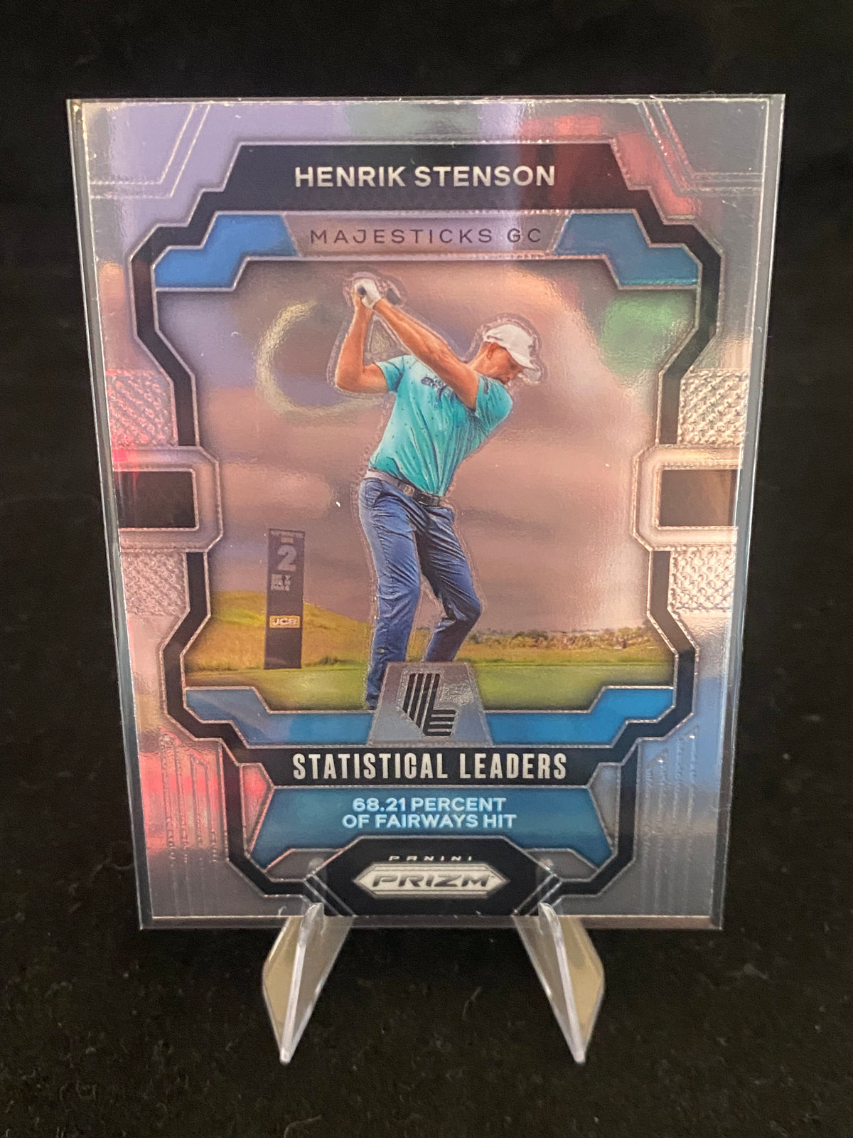Panini Prizm Liv Golf 2024 - Henrik Stenson - Statistical Leaders - No.85