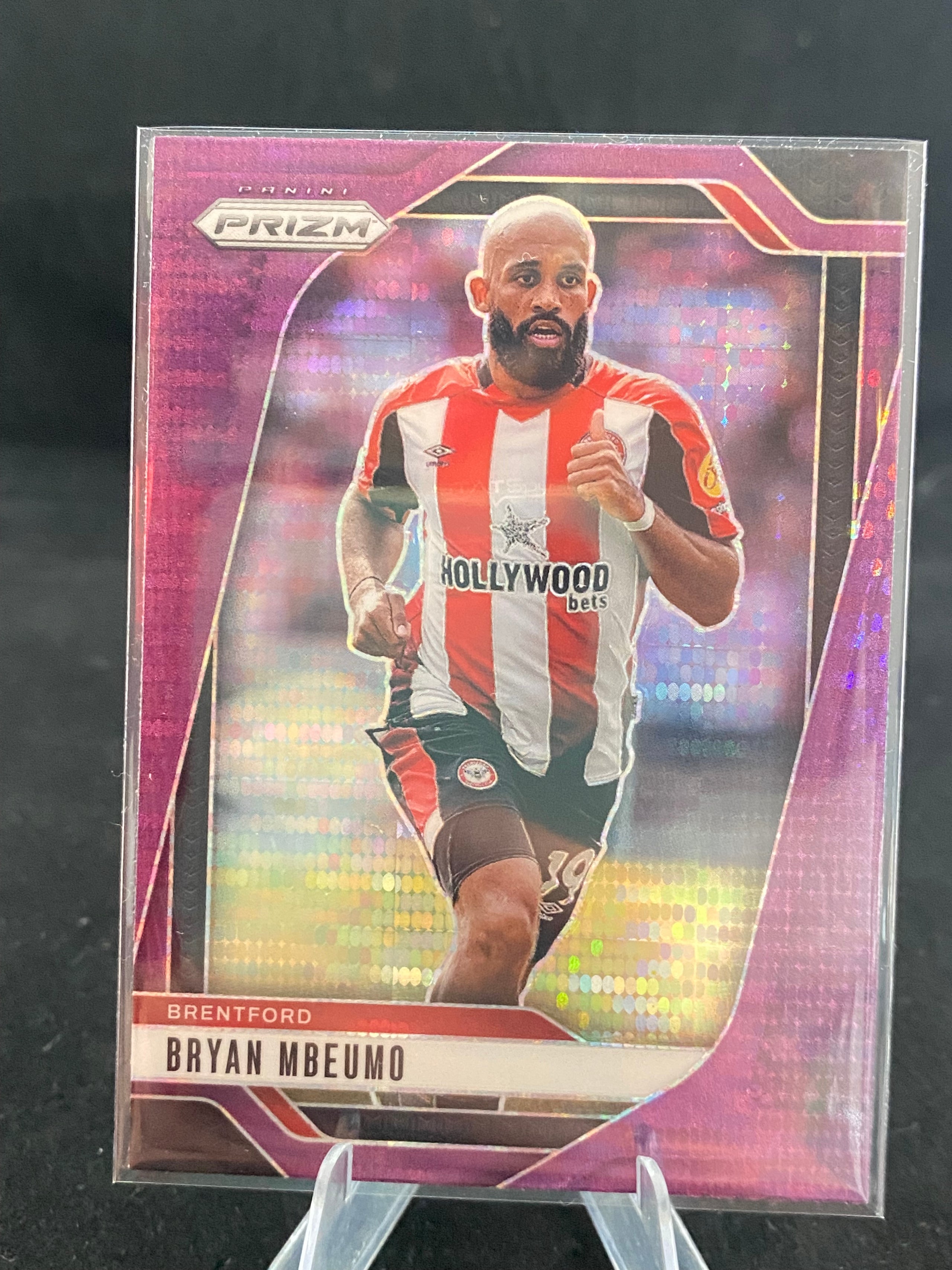 Panini Prizm Premier League Soccer -Bryan Mbeumo - Purple - No.248