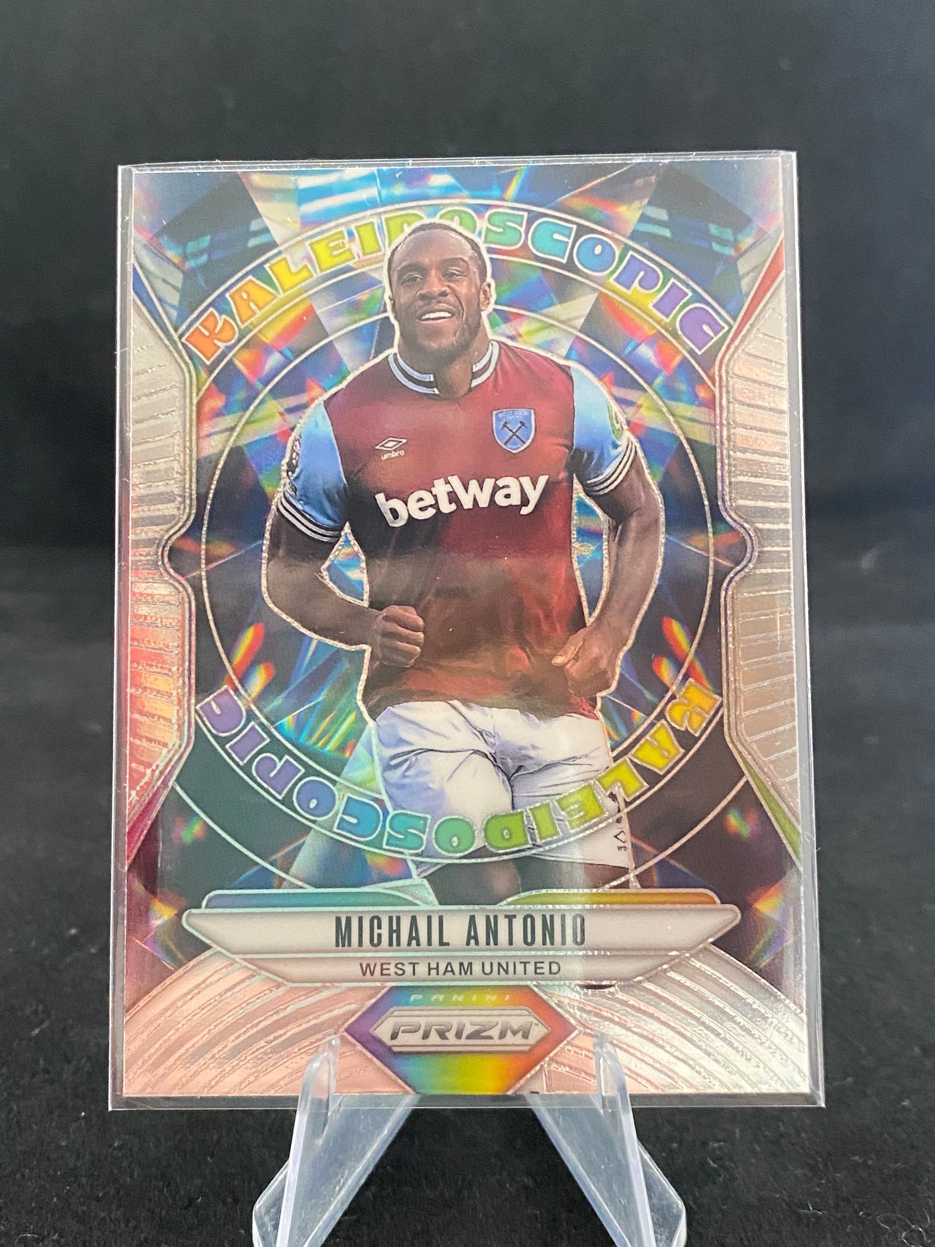 Panini Prizm Premier League Soccer -Michail Antonio - Kaleidoscopic - No.26
