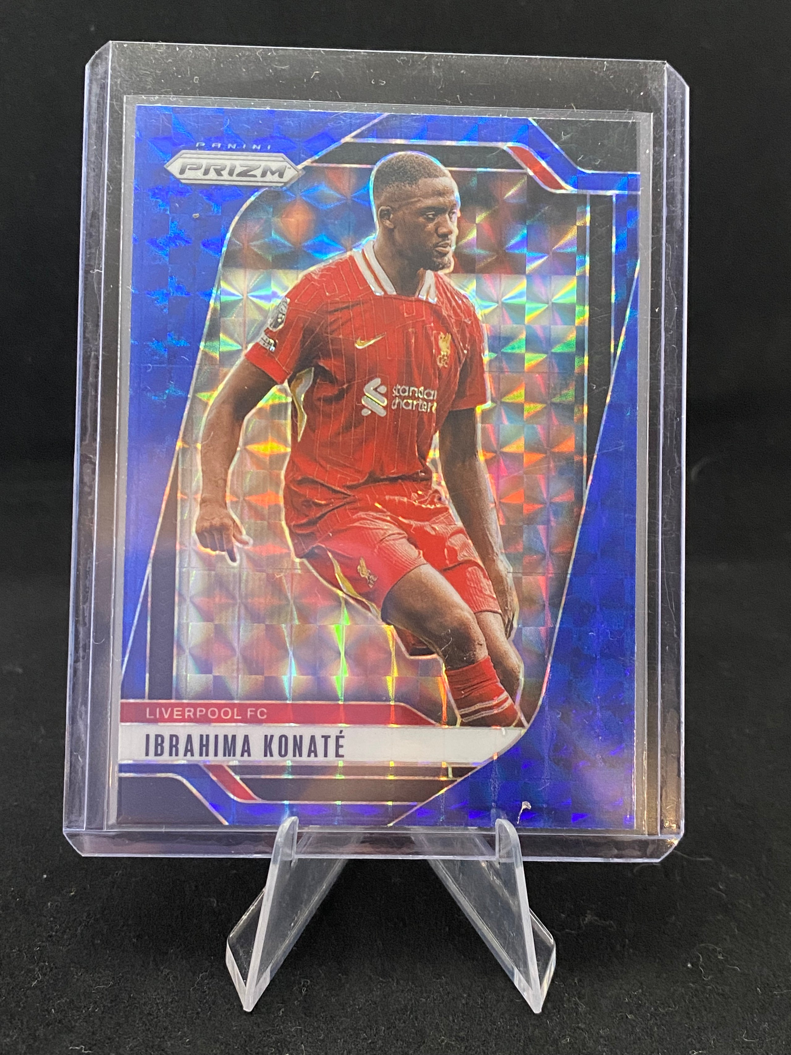 Panini Prizm Premier League Soccer - Ibrahima Konate - Blue - No.39