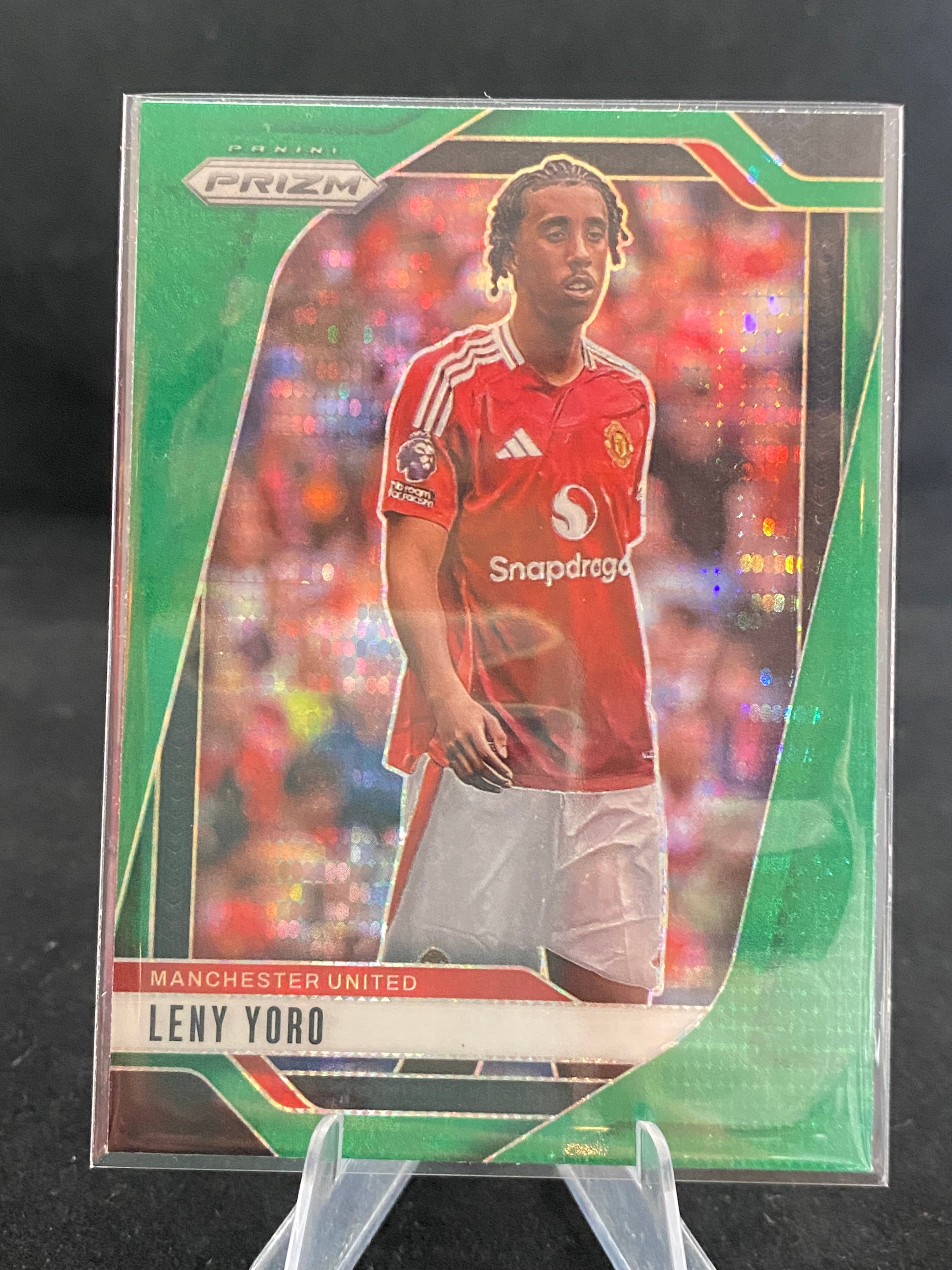 Panini Prizm Premier League Soccer - Leny Yoro - Green - No.133
