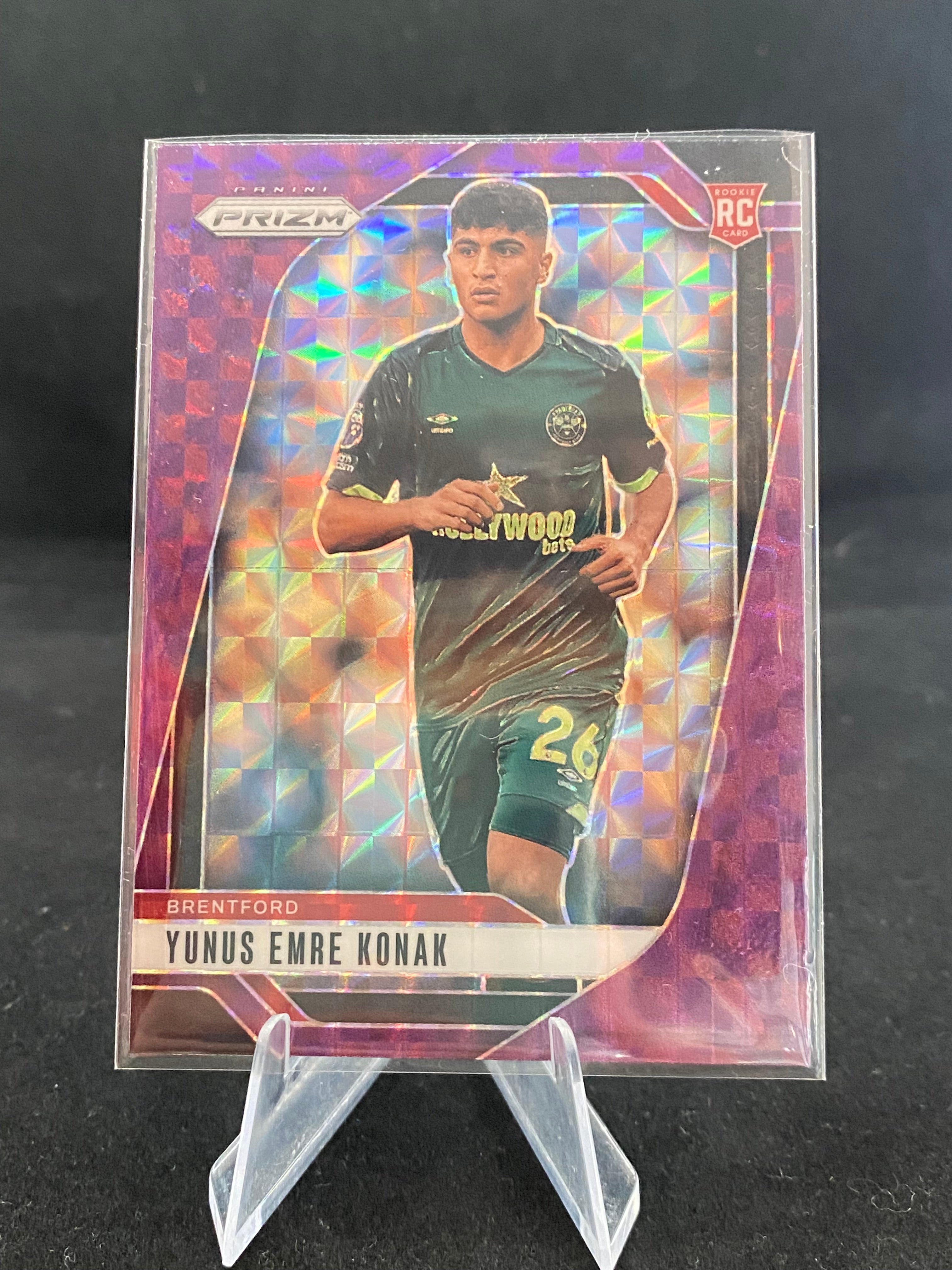 Panini Prizm Premier League Soccer - Yunus Embr Konak - RC - Rookie Card - No.243