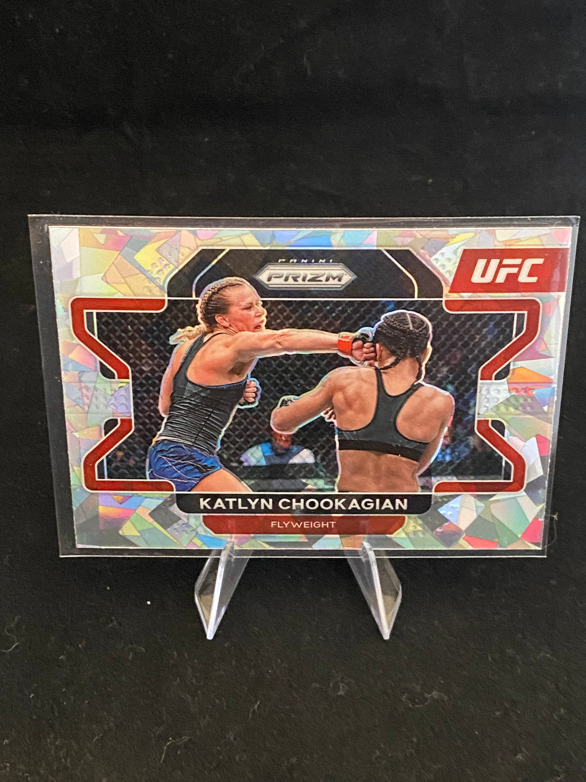 Panini Prizm UFC 2022 - Katlyn Chookagian - Cracked Ice - No.64