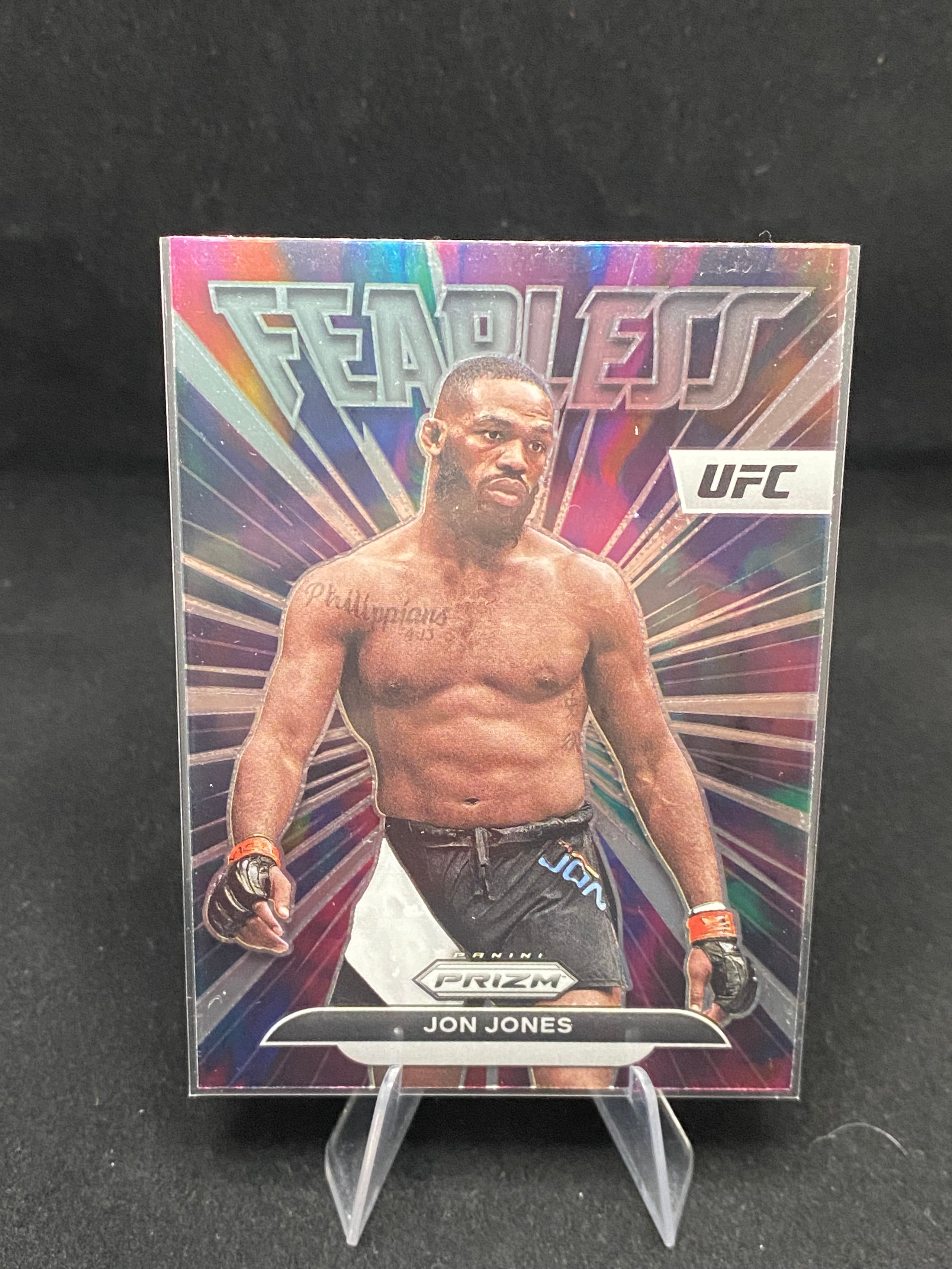 Panini Prizm UFC 2023 - Jon Jones - Fearless - No.29