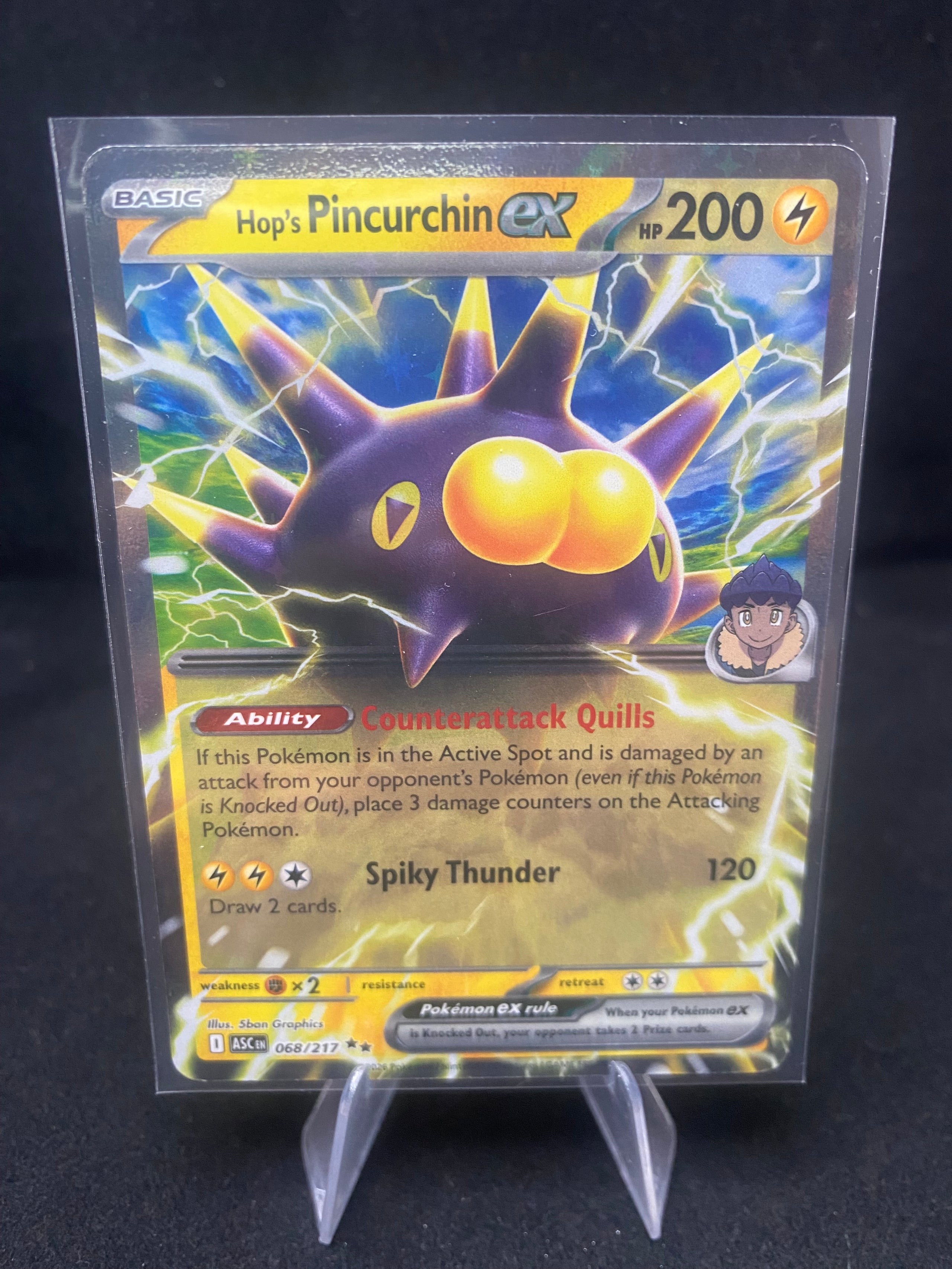 Pokémon - Ascended Heroes -Hop's Pinchurchin ex- 068/217