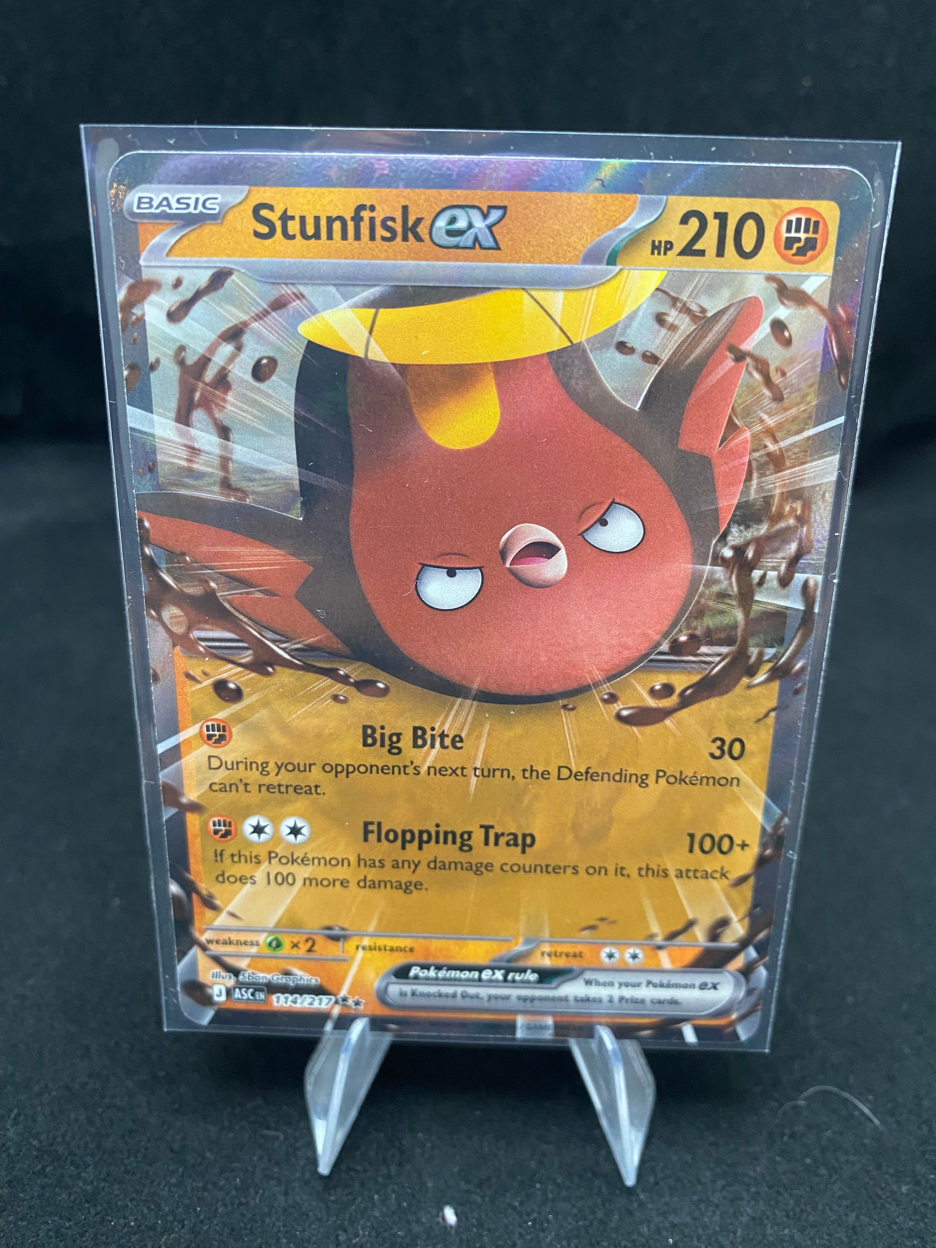 Pokémon - Ascended Heroes - Stunfisk ex - 114/217