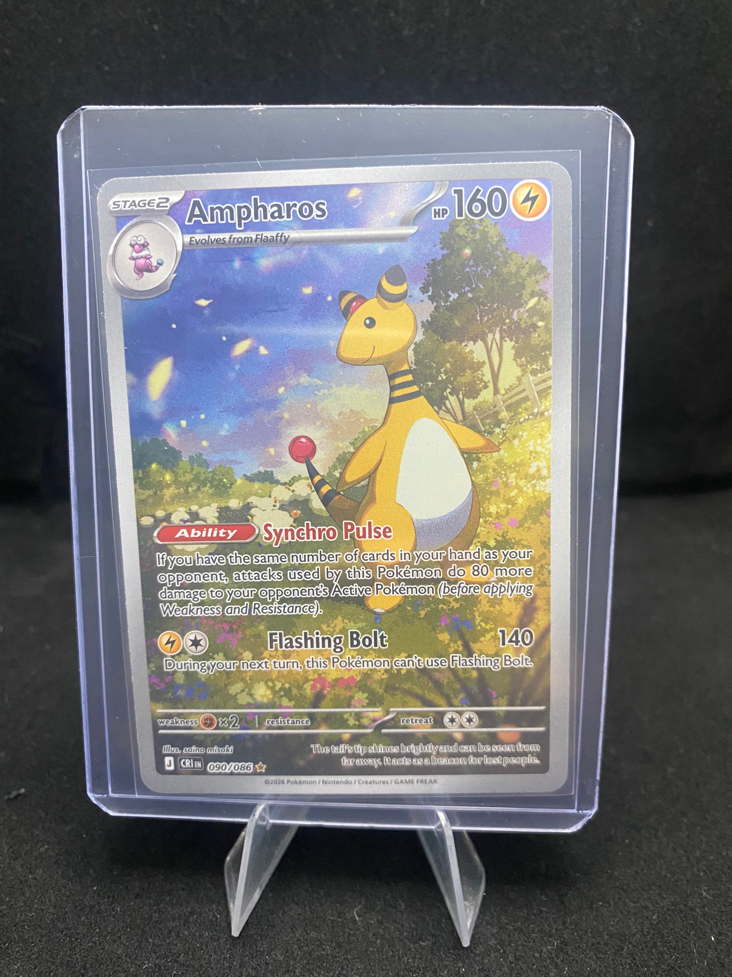 Pokémon - Chaos Rising - Ampharos - 090/086
