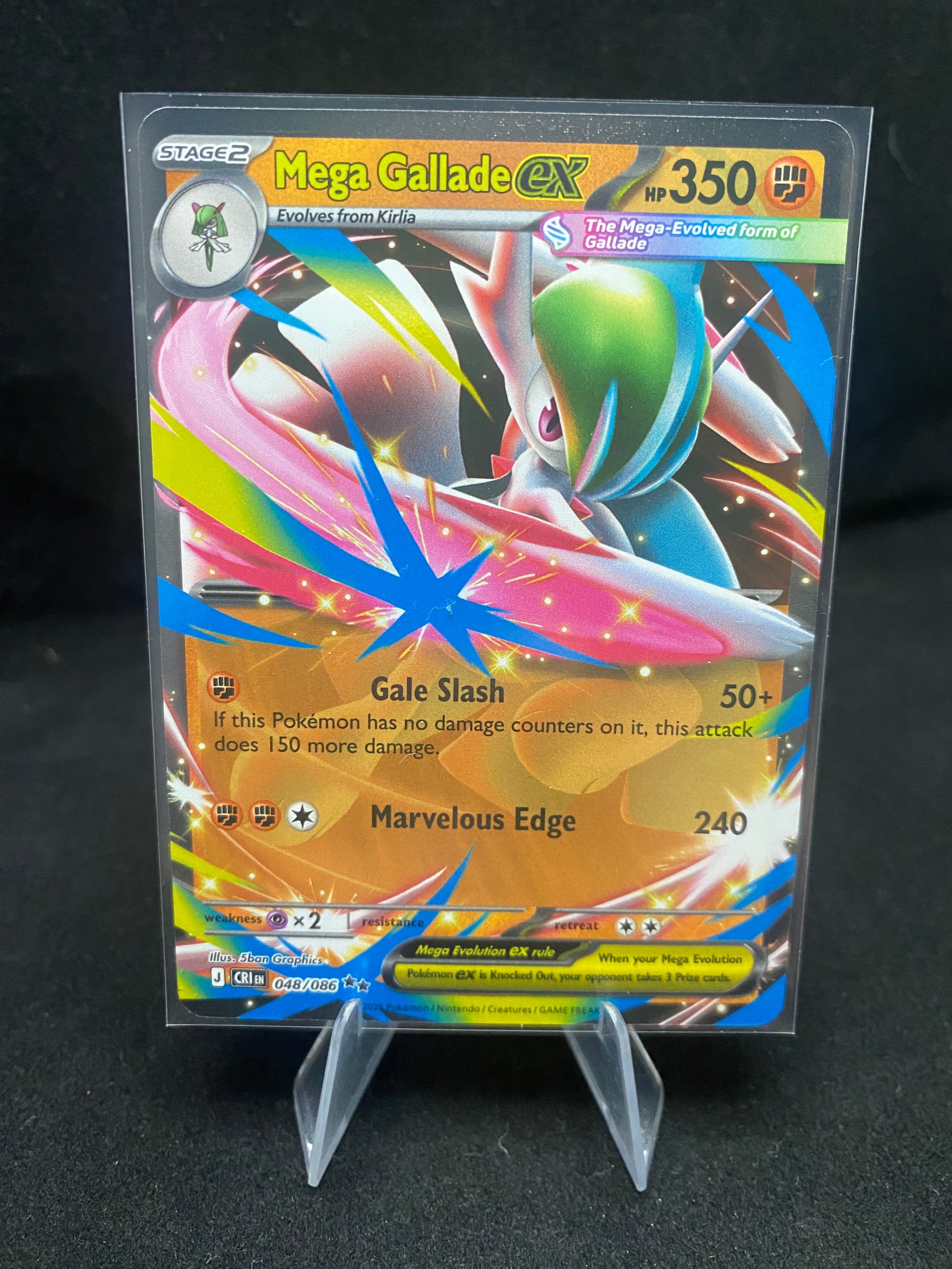 Pokémon - Chaos Rising - Mega Gallade ex - 048/086