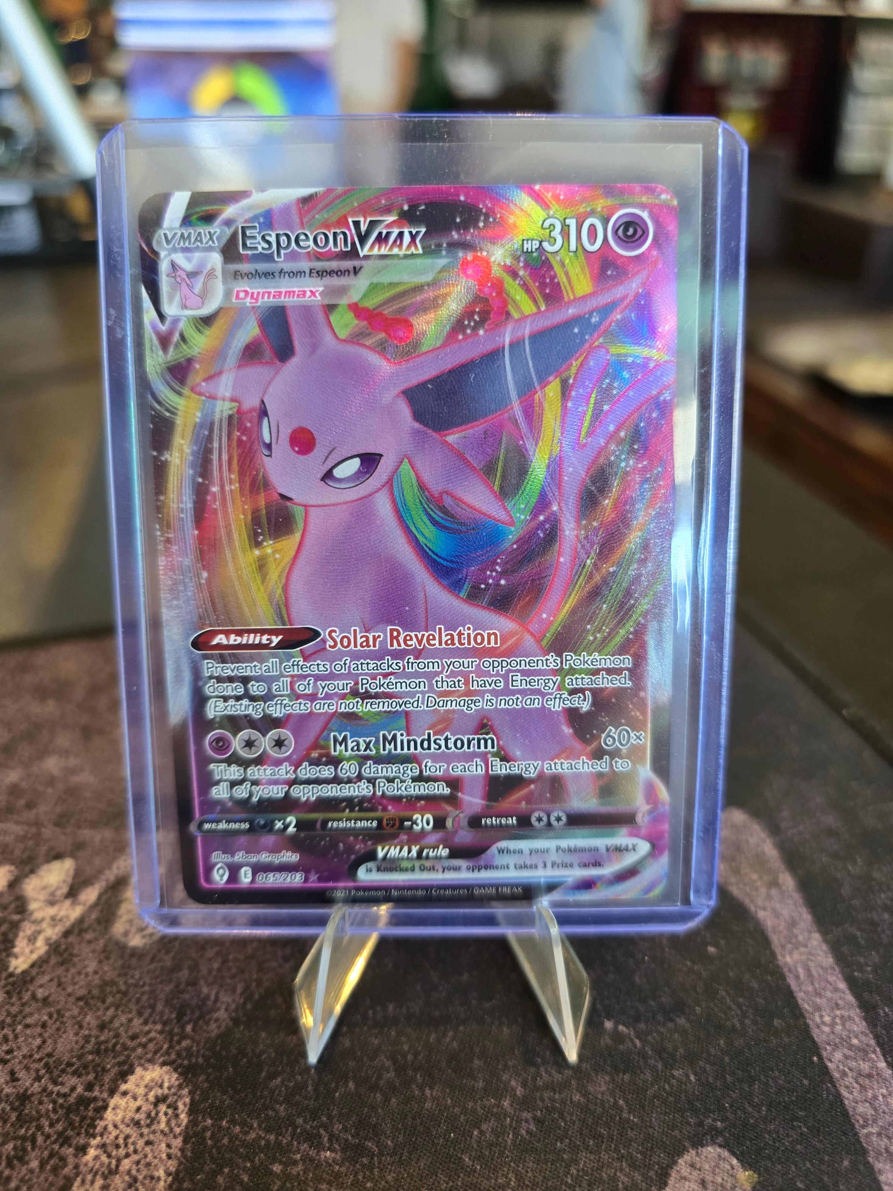 Pokémon - Espeon VMAX 065/203