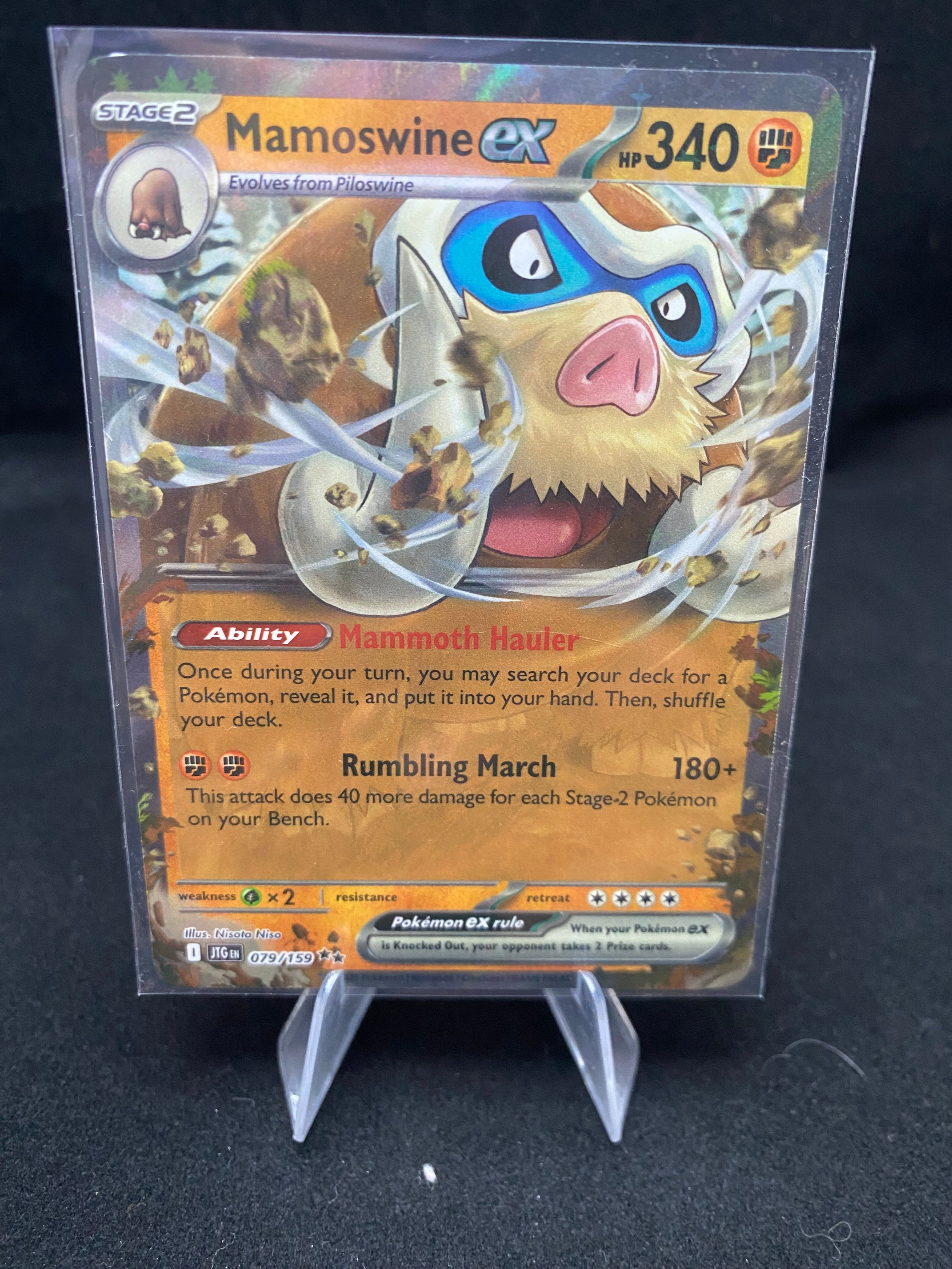 Pokémon - Journey Together - Mamoswine ex - 079/159