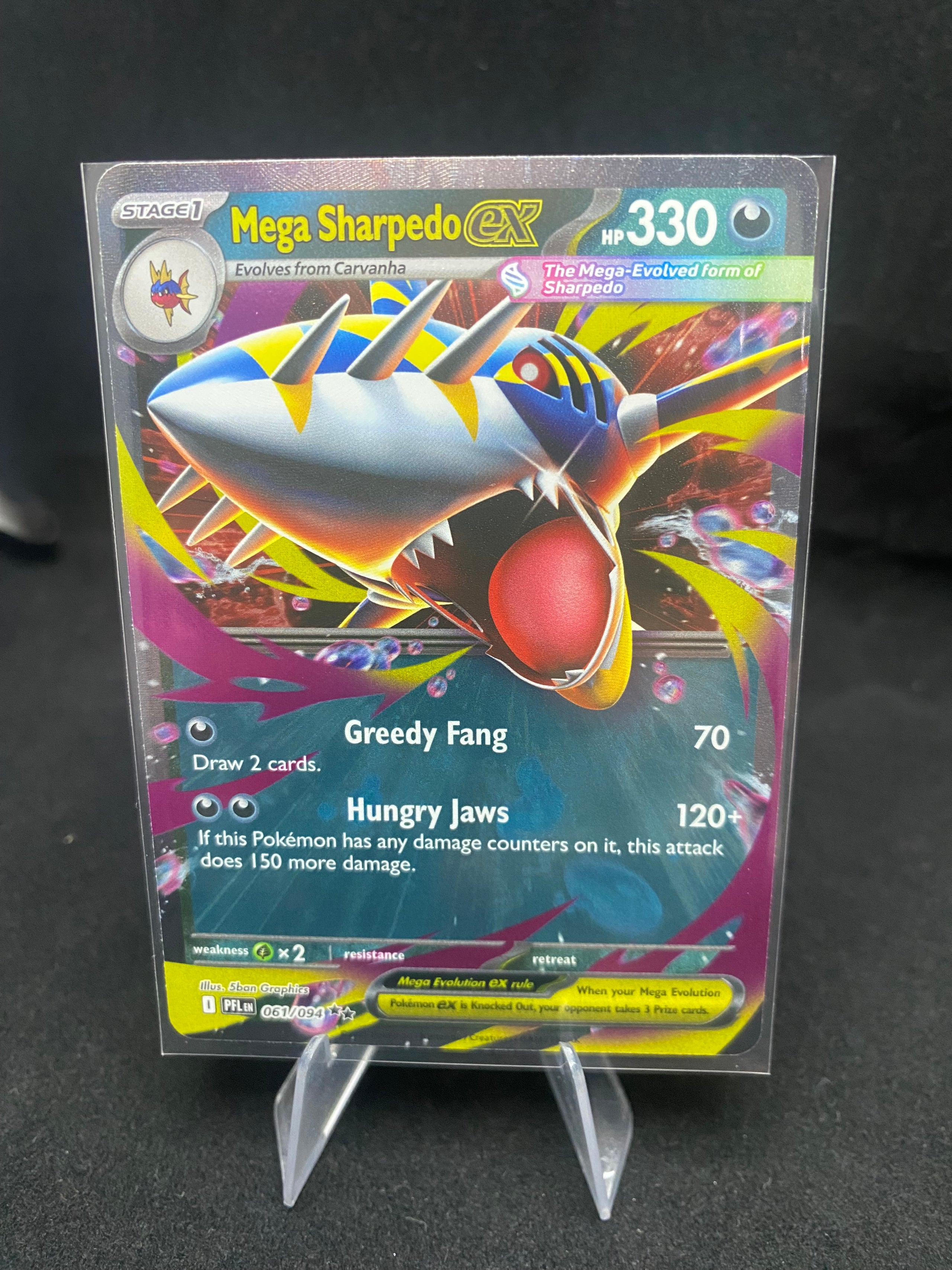 Pokémon - Mega Sharpedo - Mega Sharpedo ex - 061/094