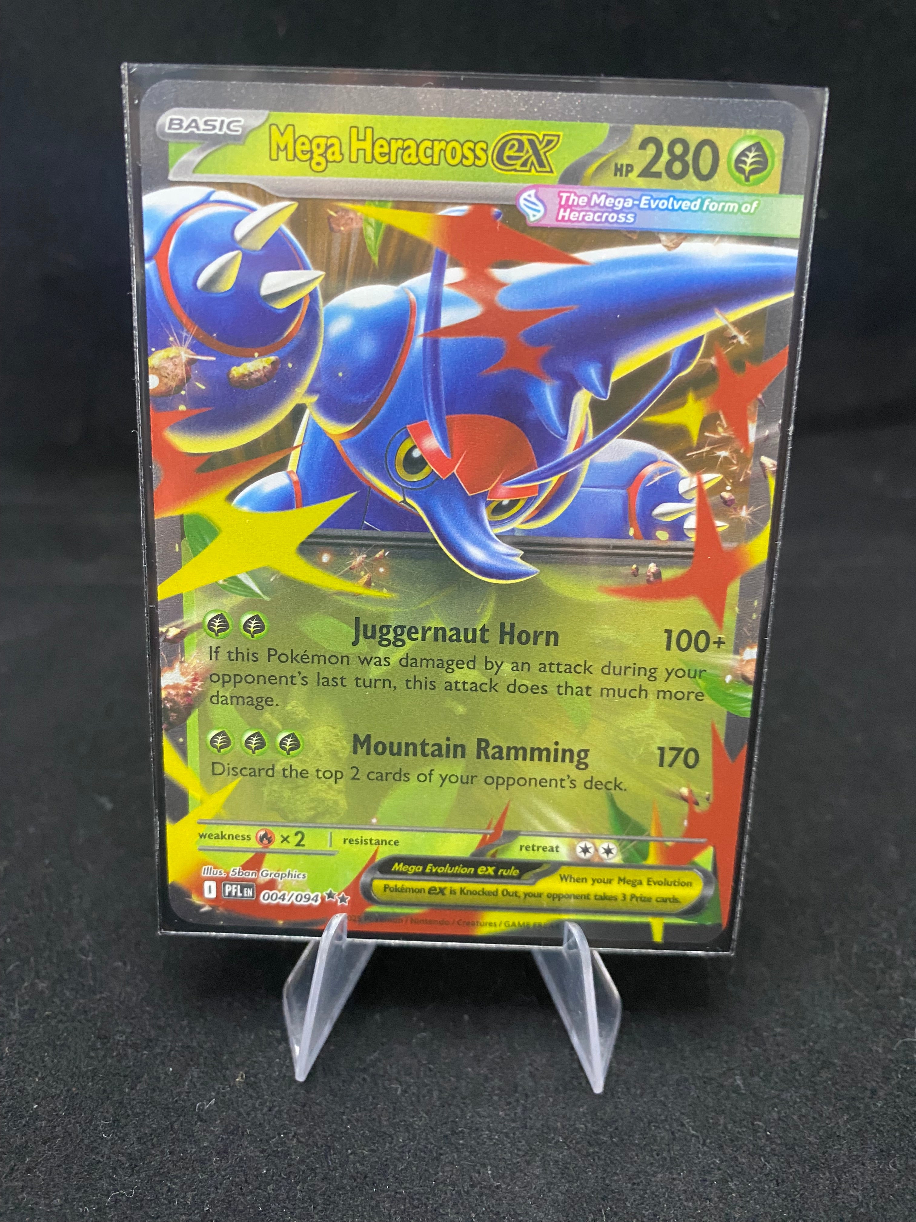 Pokémon - Phantasmal Flames - Mega Heracross ex - 004/094