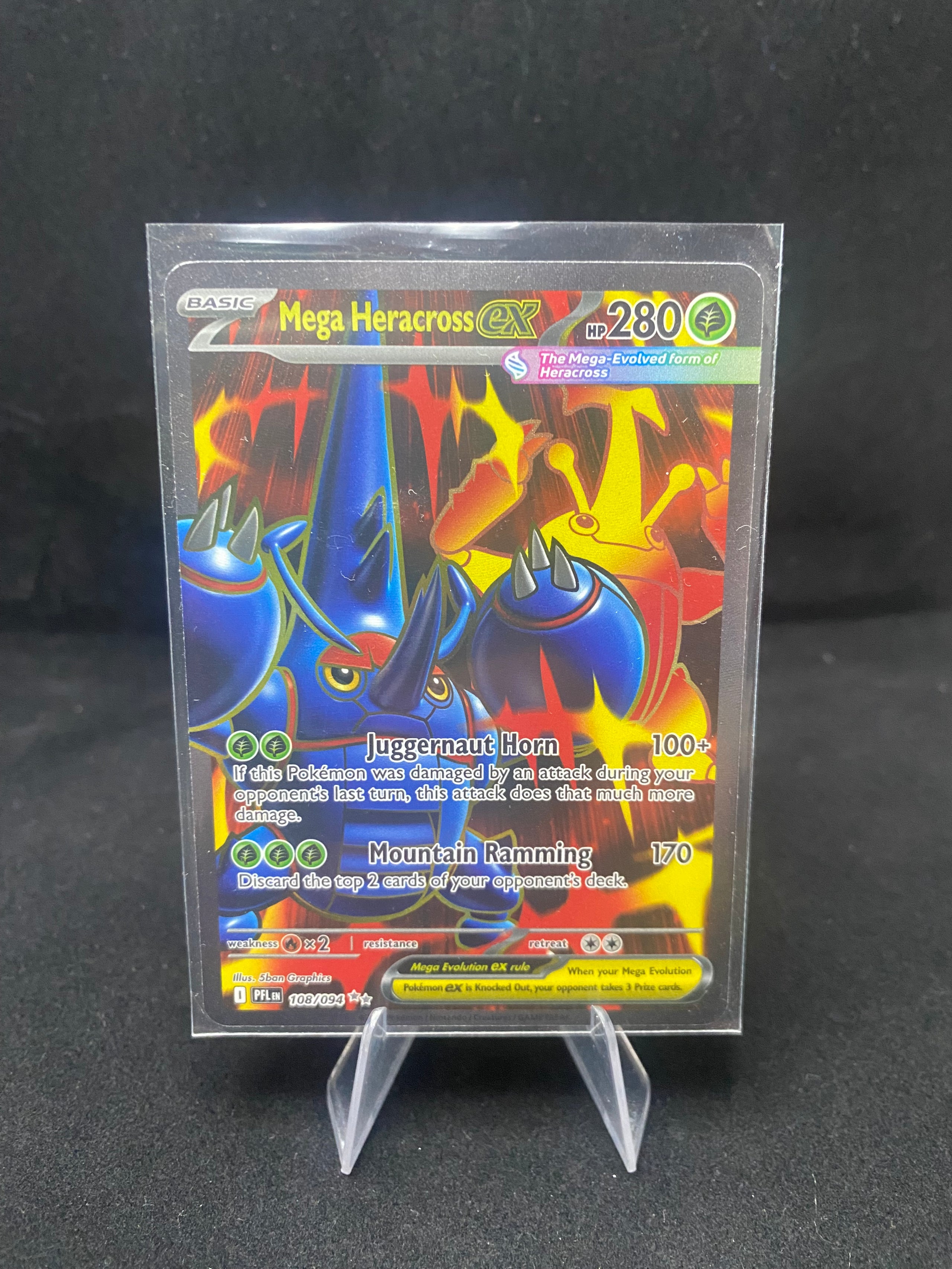 Pokémon - Phantasmal Flames - Mega Heracross ex - 108/094