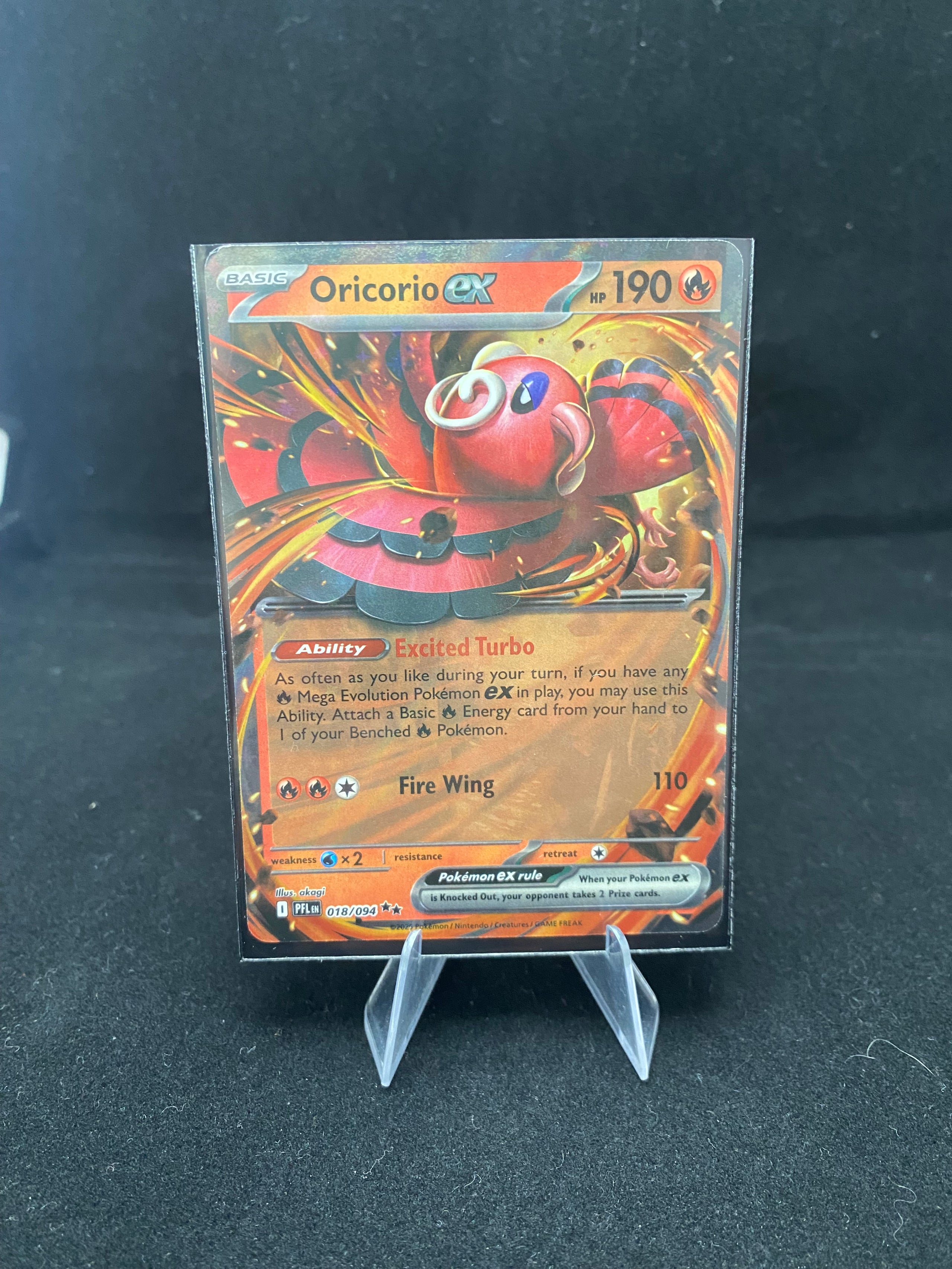 Pokémon - Phantasmal Flames - Oricorio ex - 018/094