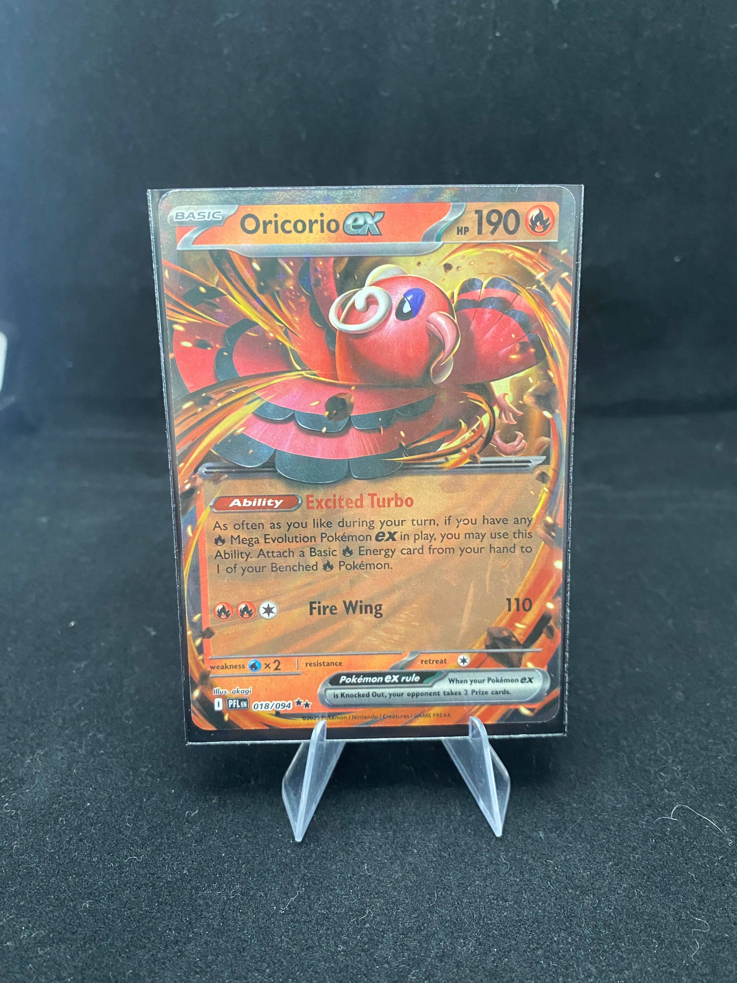 Pokémon - Phantasmal Flames - Oricorio ex - 018/094