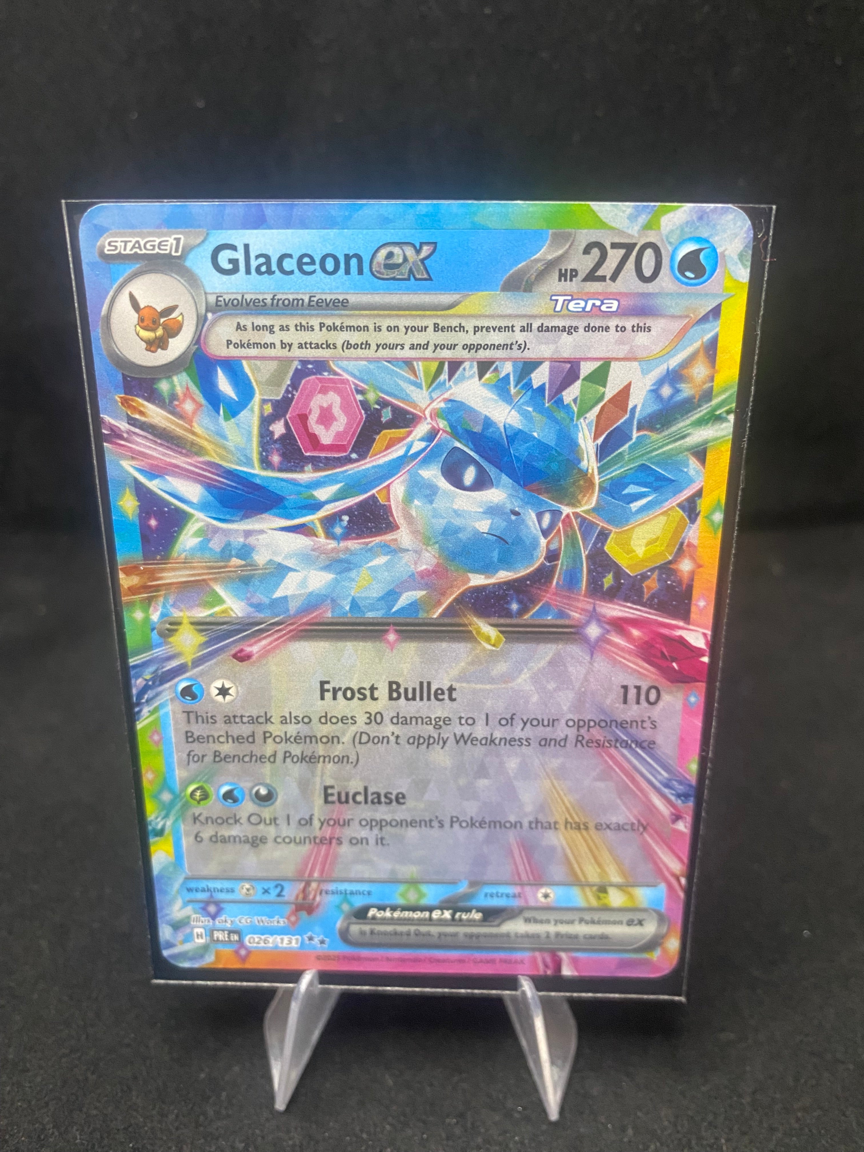 Pokémon - Prismatic Evolutions - Glaceon ex - 026/131