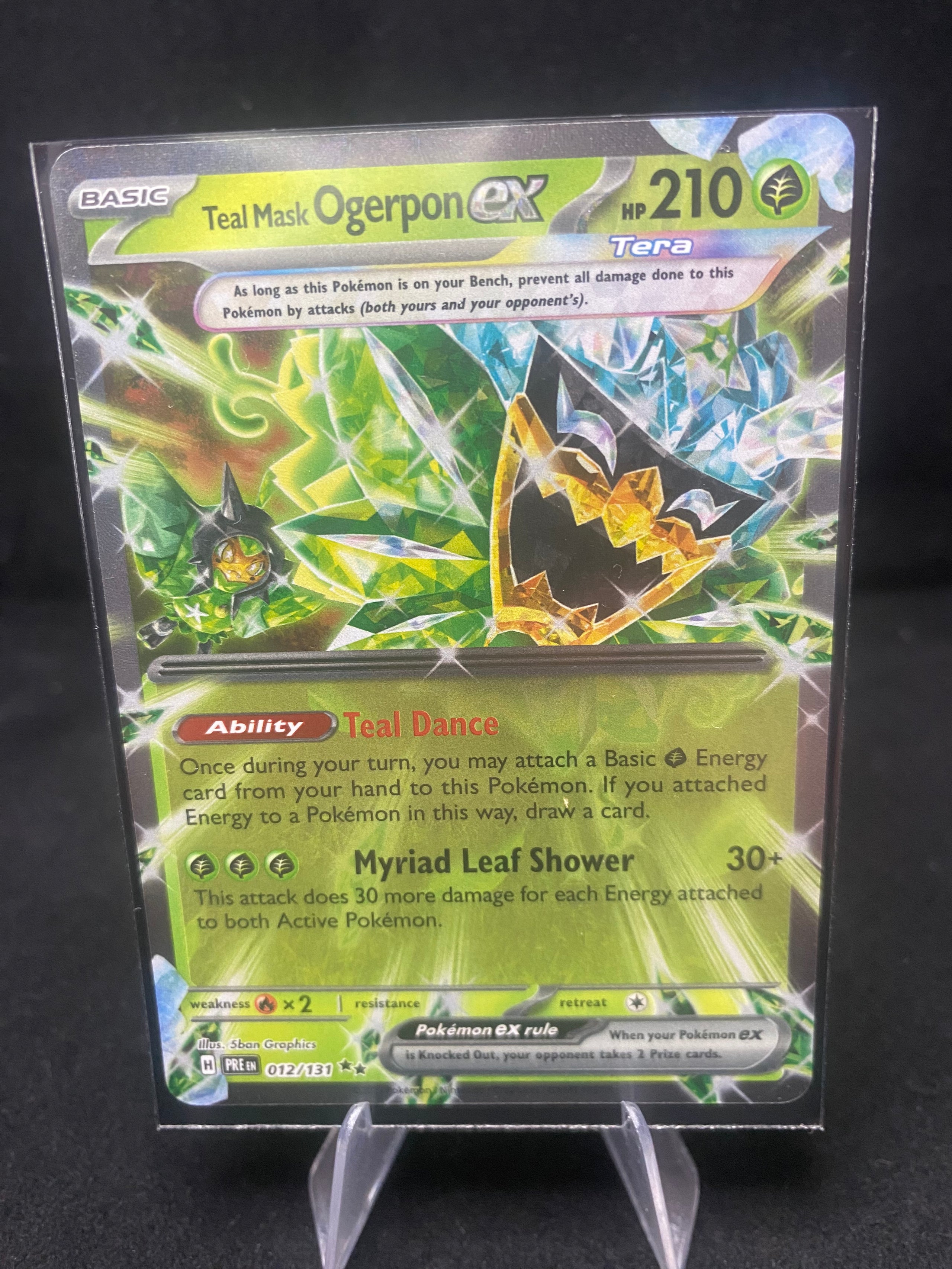 Pokémon - Prismatic Evolutions - Teal Mask Ogerpon ex - 012/131
