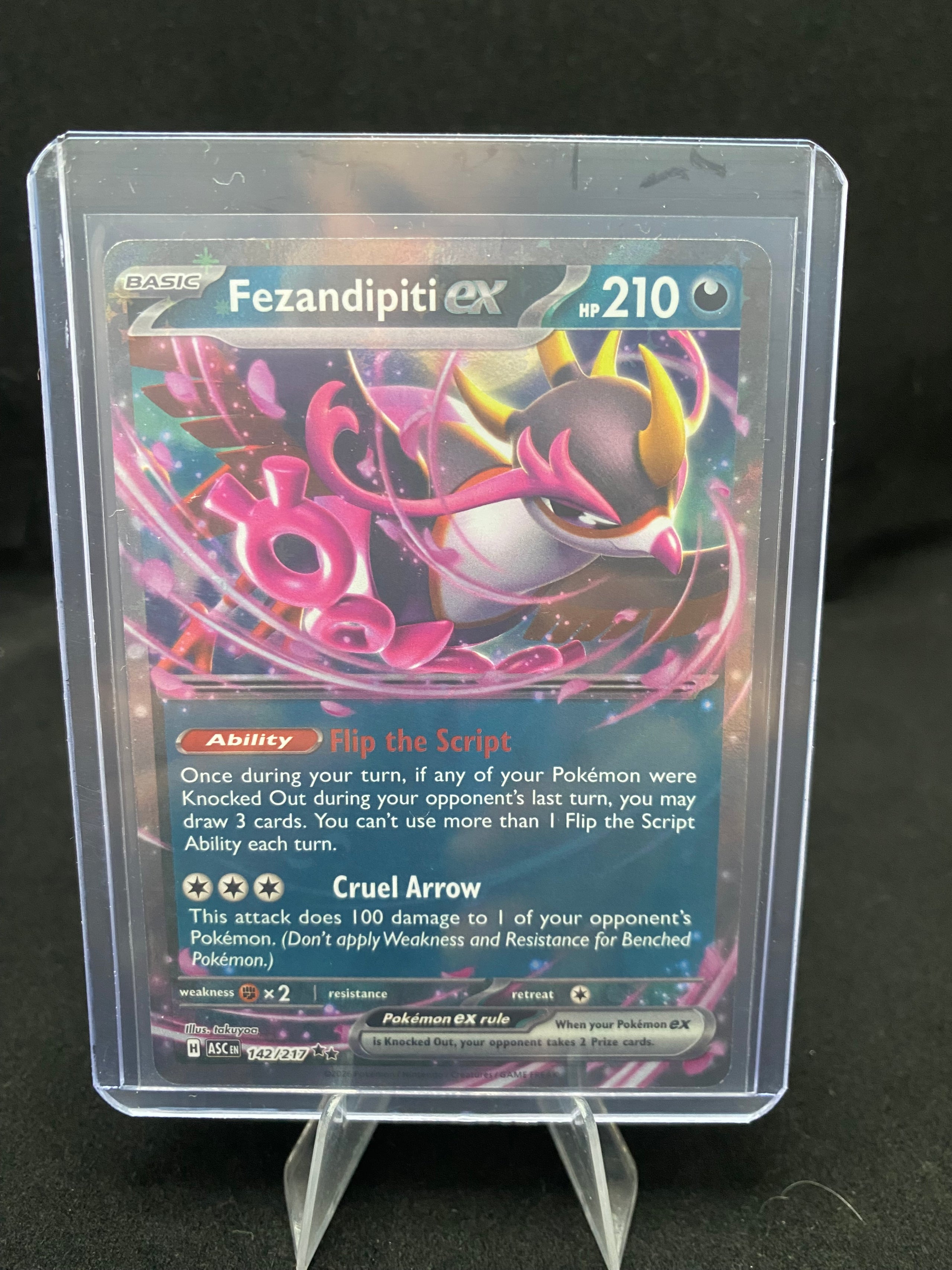 Pokémon - Shrouded Fable - Fezandipiti ex - 142/217
