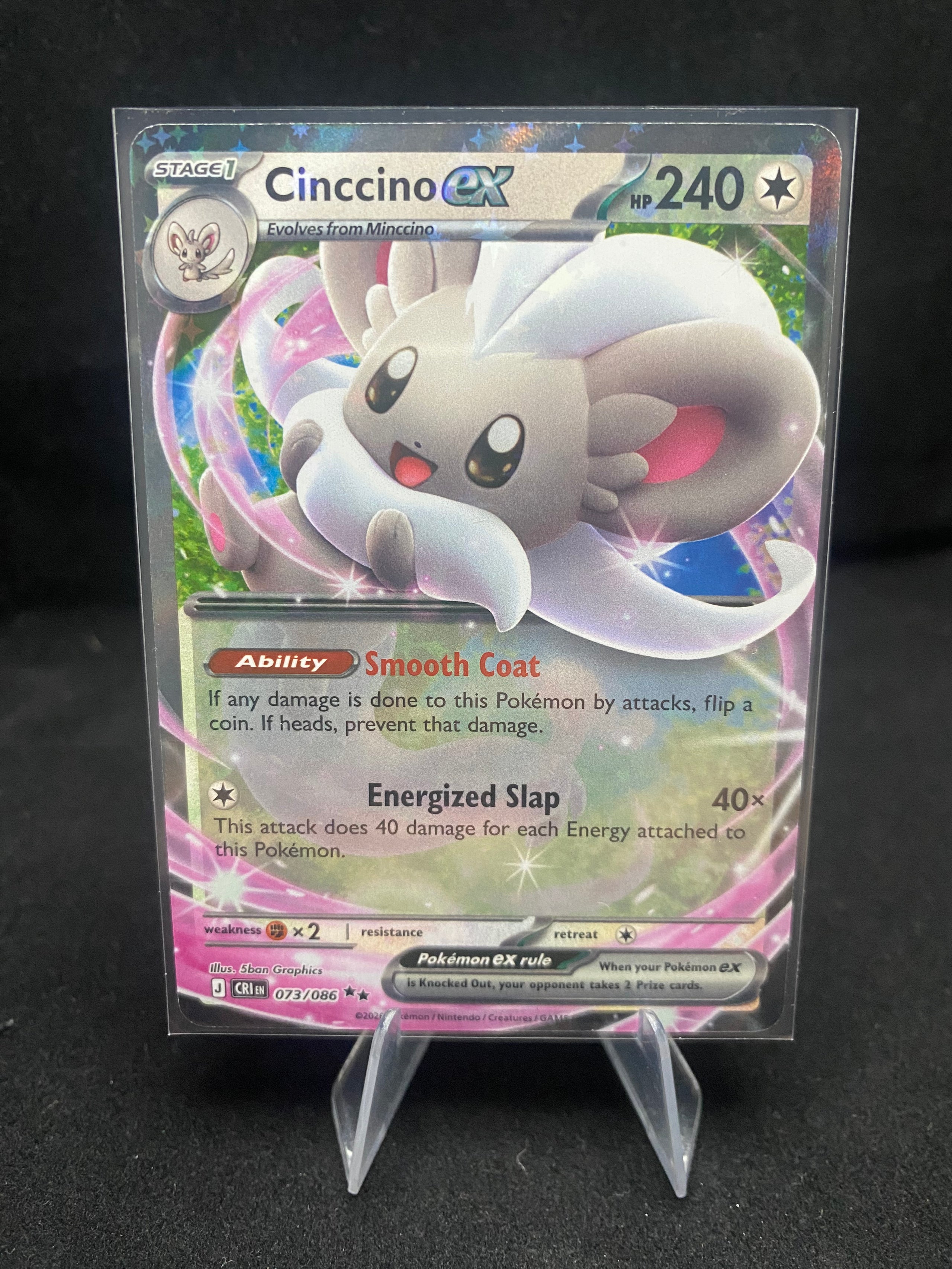 Pokémon - TCG Chaos Rising - Cinccino ex -073/086