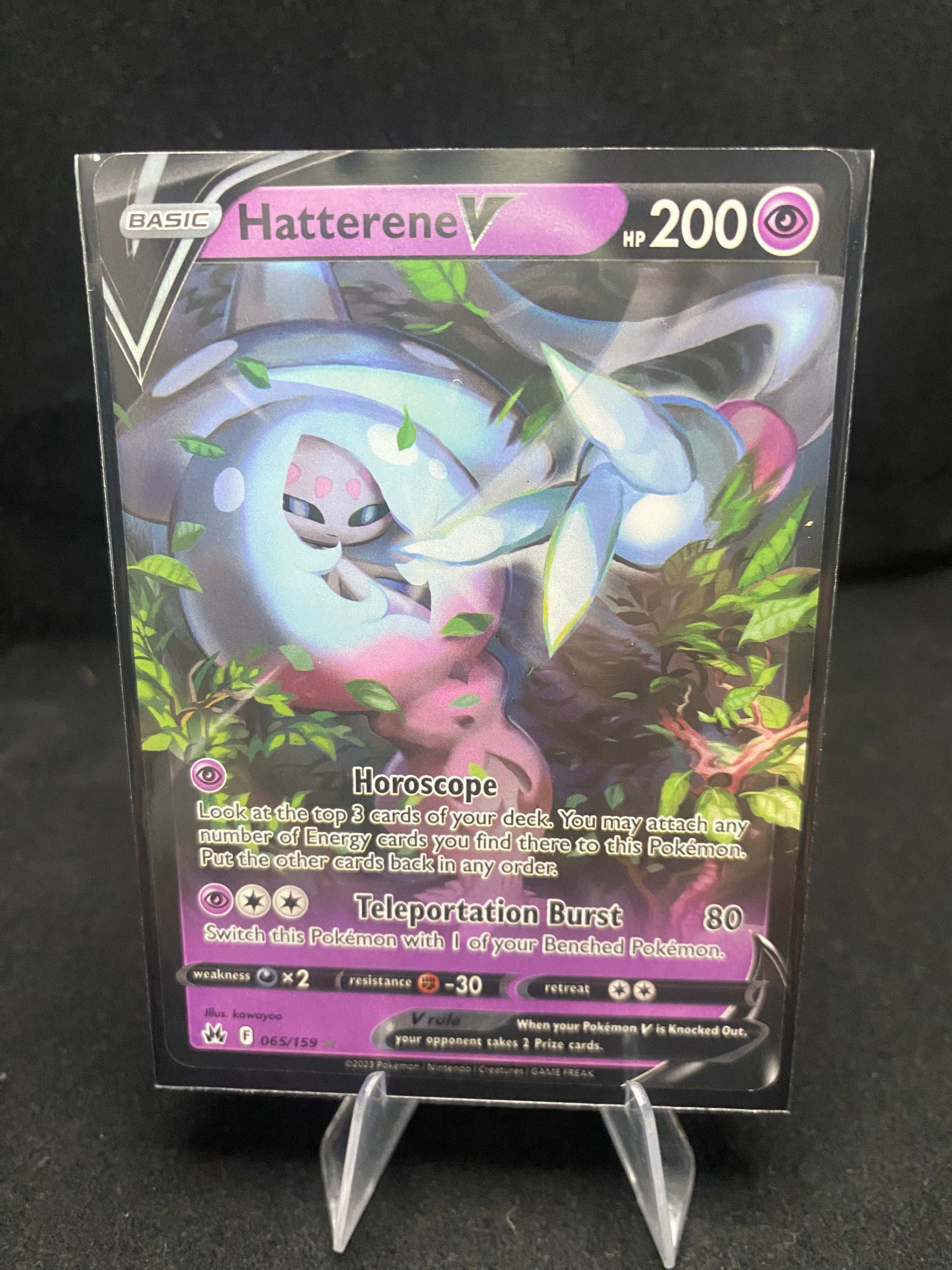 Pokémon - TCG Crown Zenith - Hatterene V - 065/159