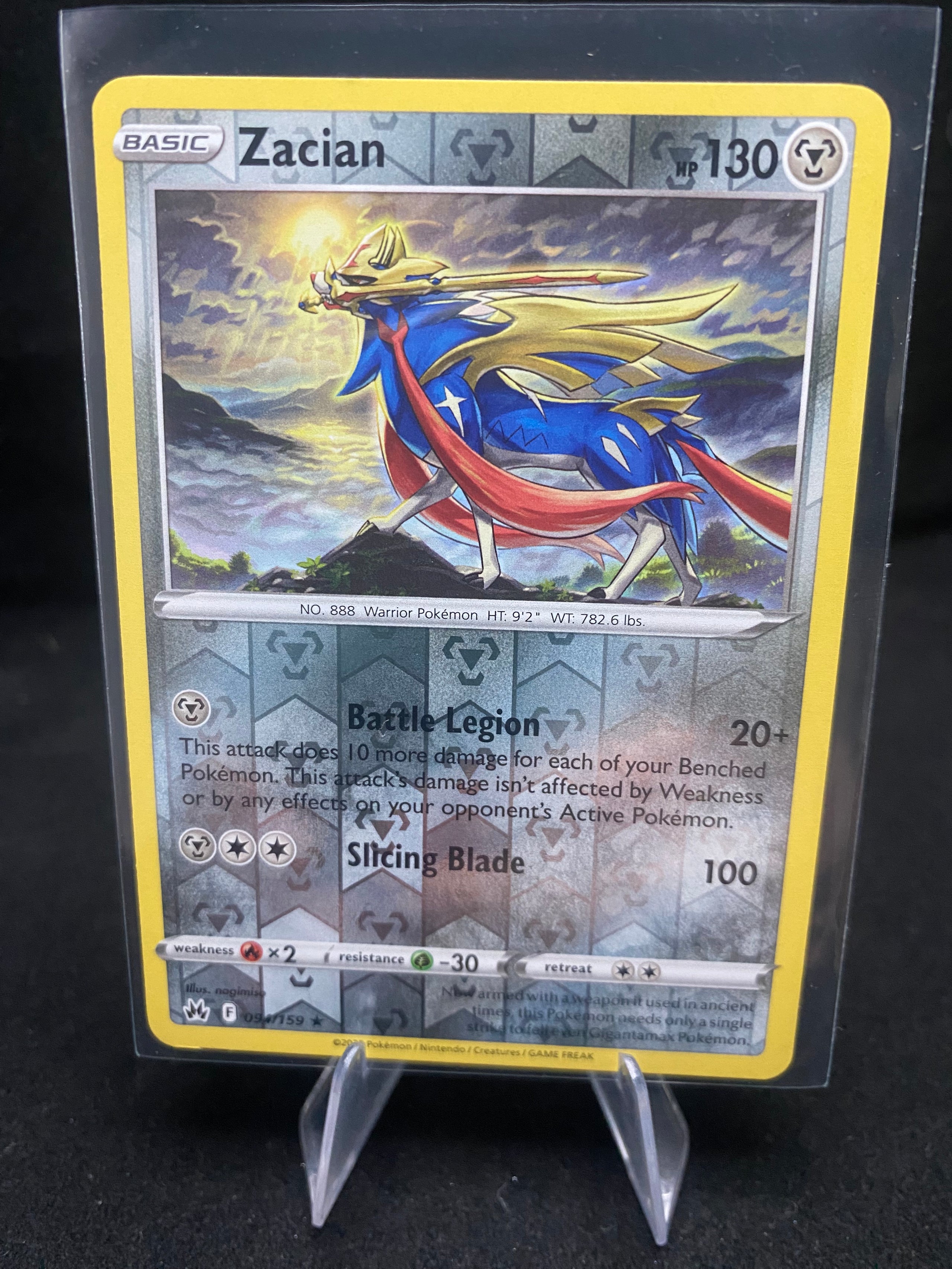 Pokémon - TCG Crown Zenith - Zacian - 094/159