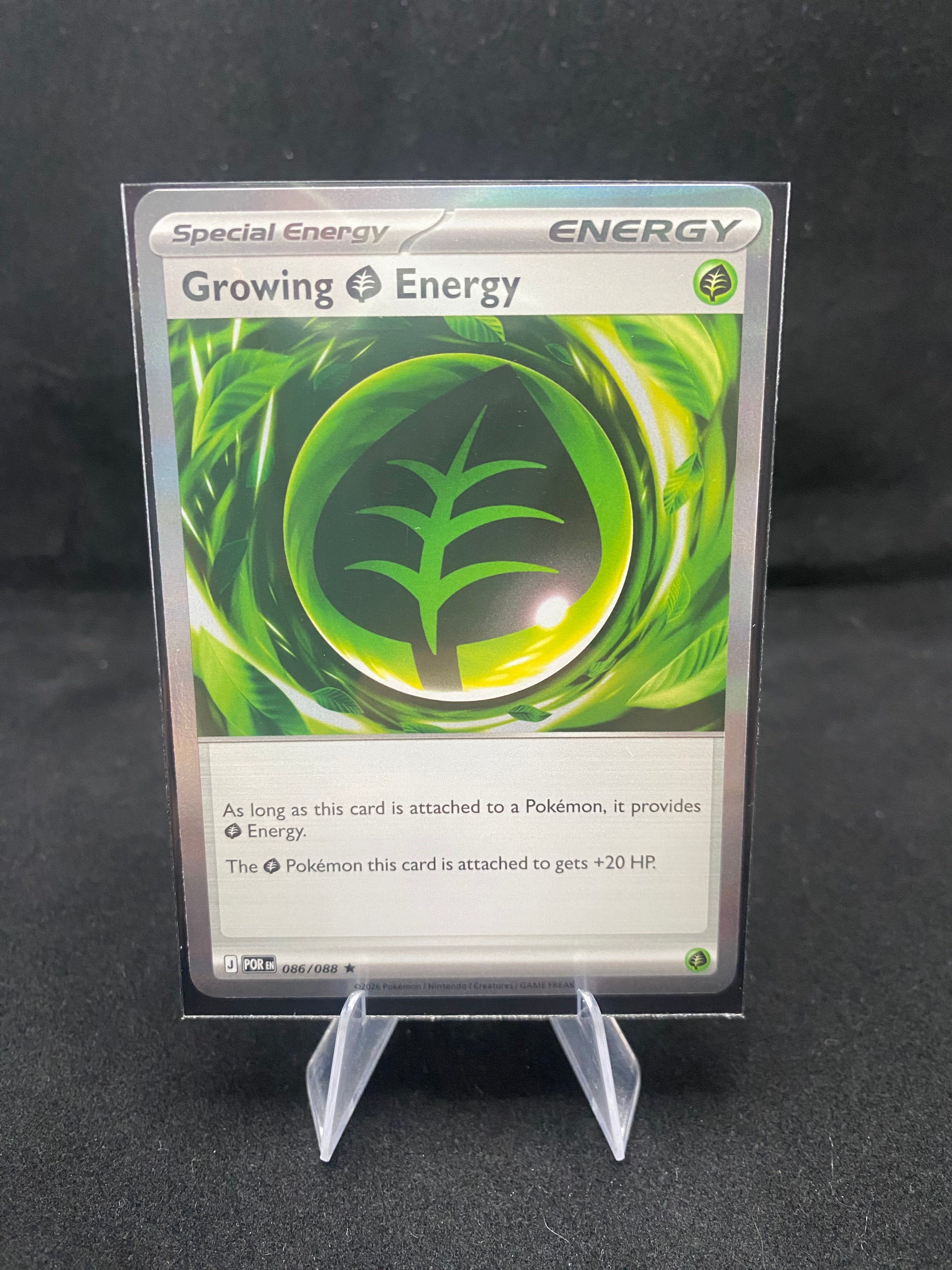 Pokémon - TCG Perfect Order - Growing Energy - 086/088
