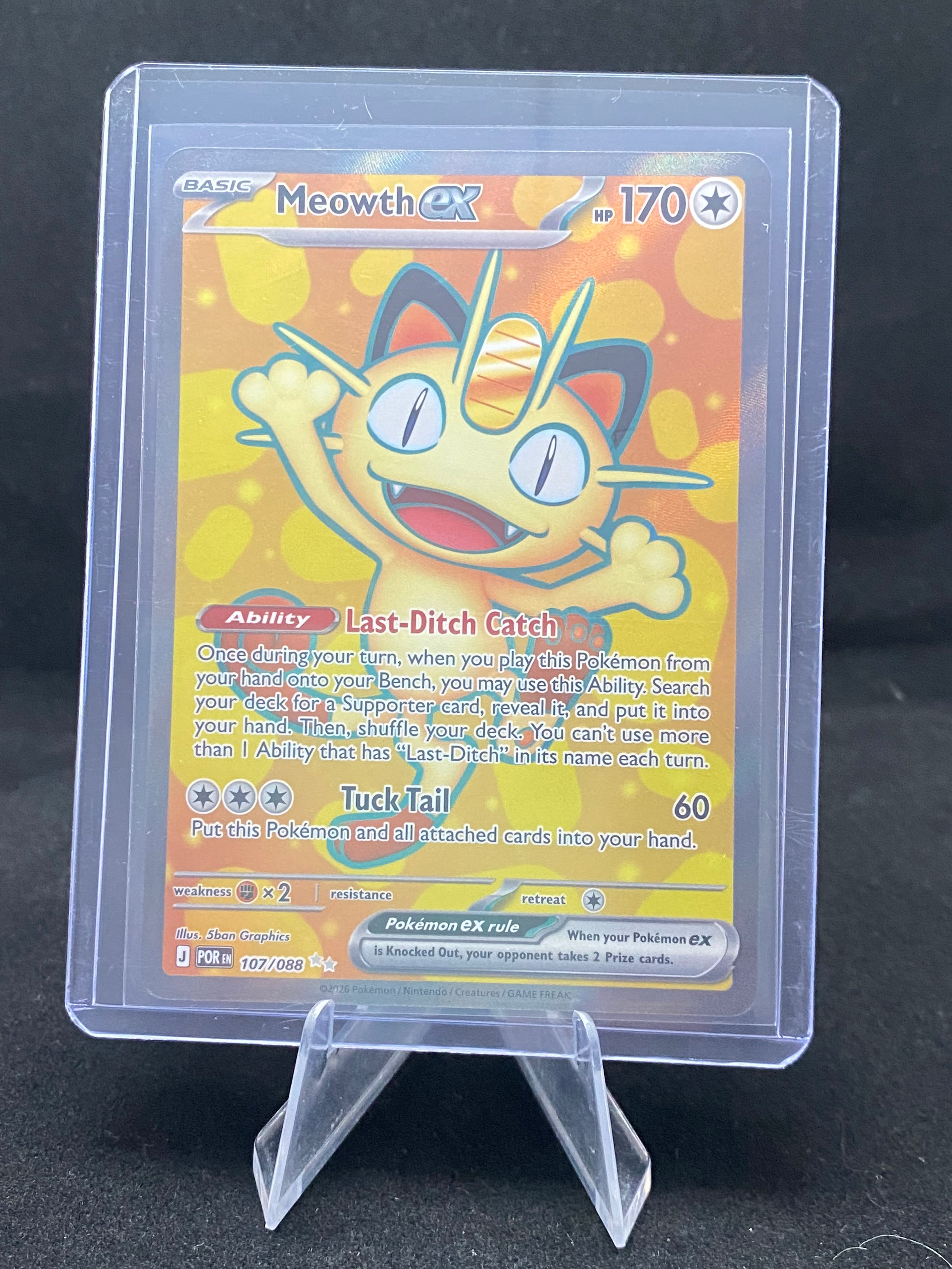 Pokémon - TCG Perfect Order - Meowth EX - 107/088