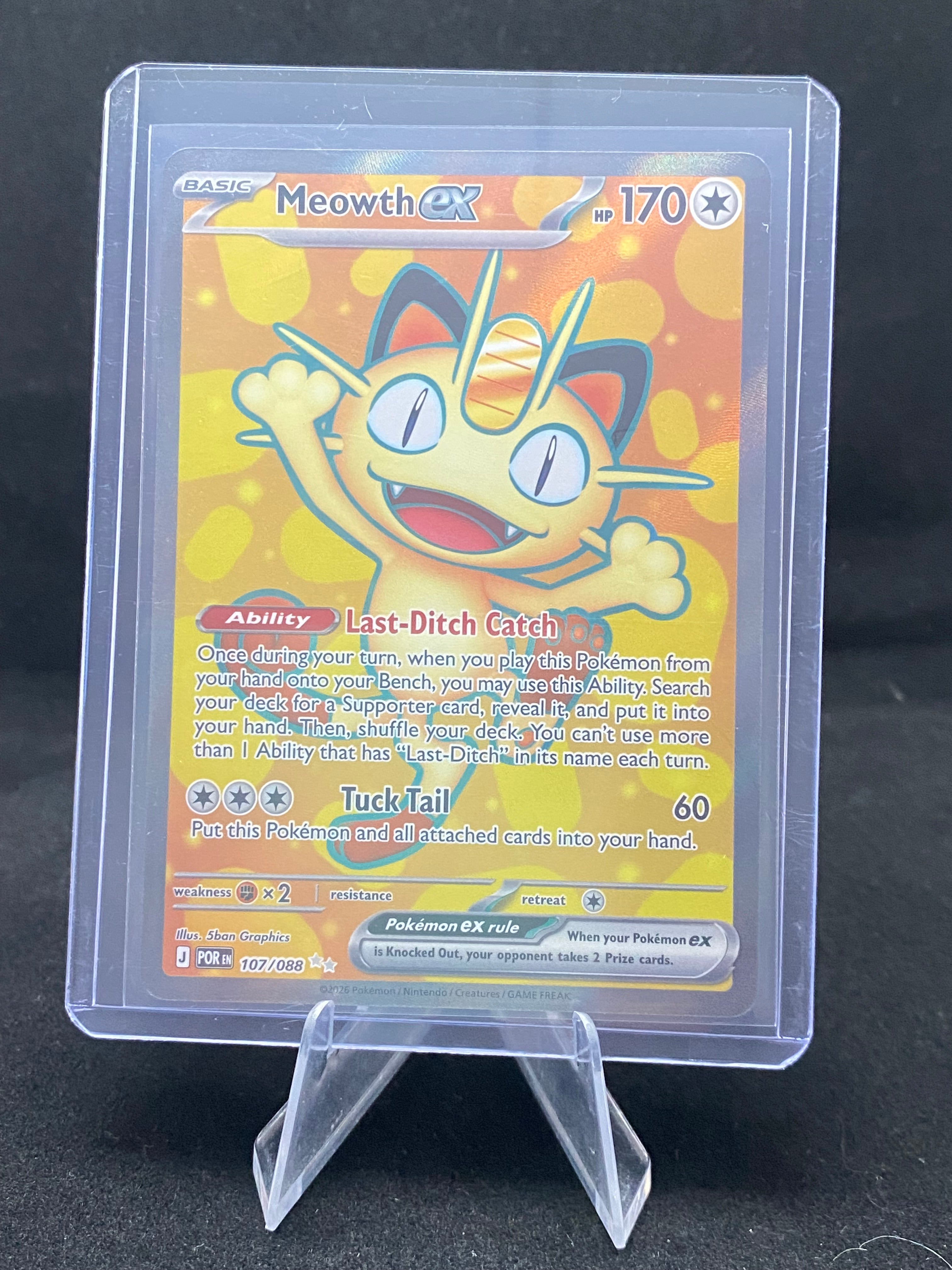Pokémon - TCG Perfect Order - Meowth EX - 107/088