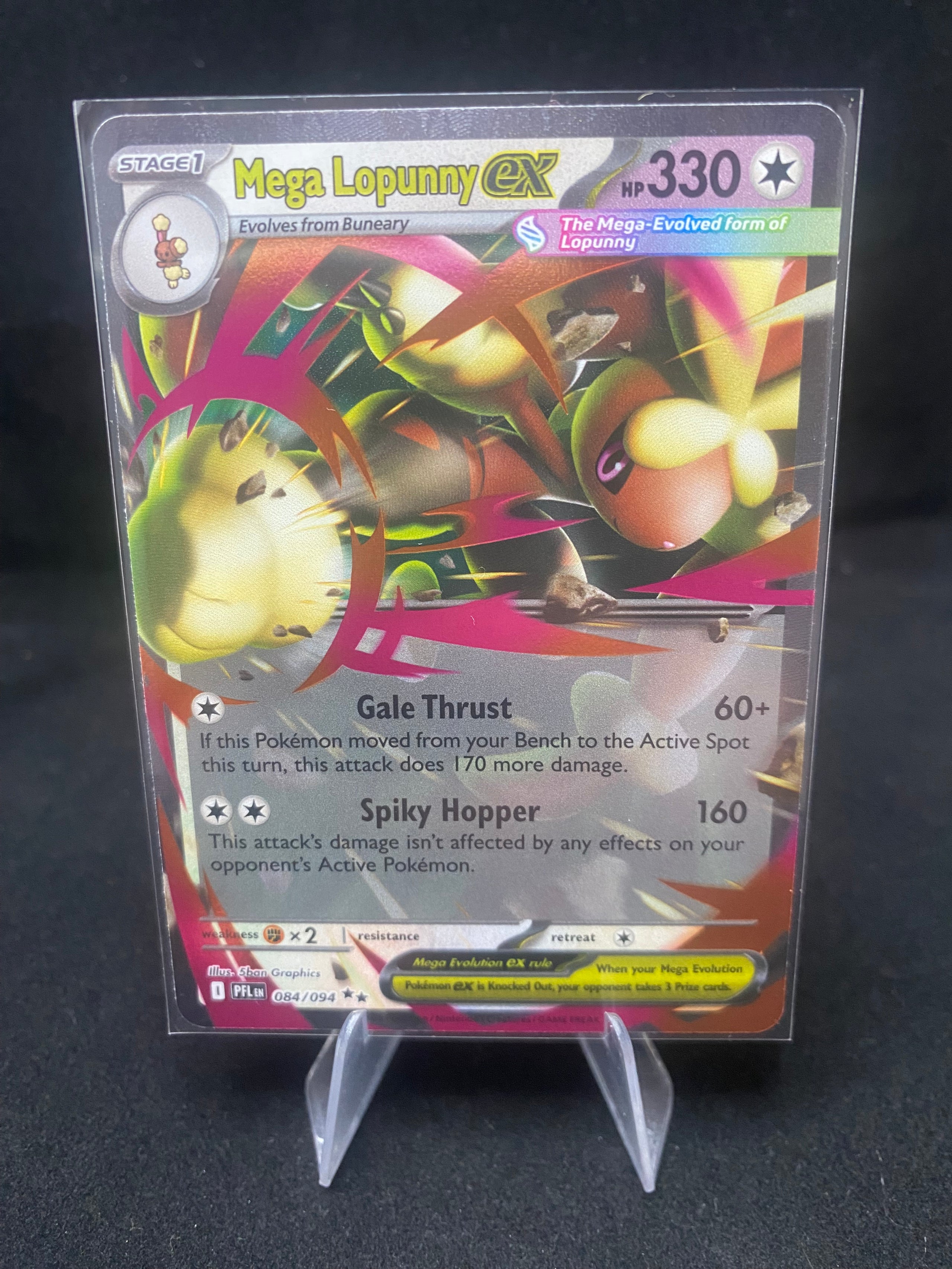 Pokémon - TCG Phantasmal Flames - Mega Lopunny ex - 084/094