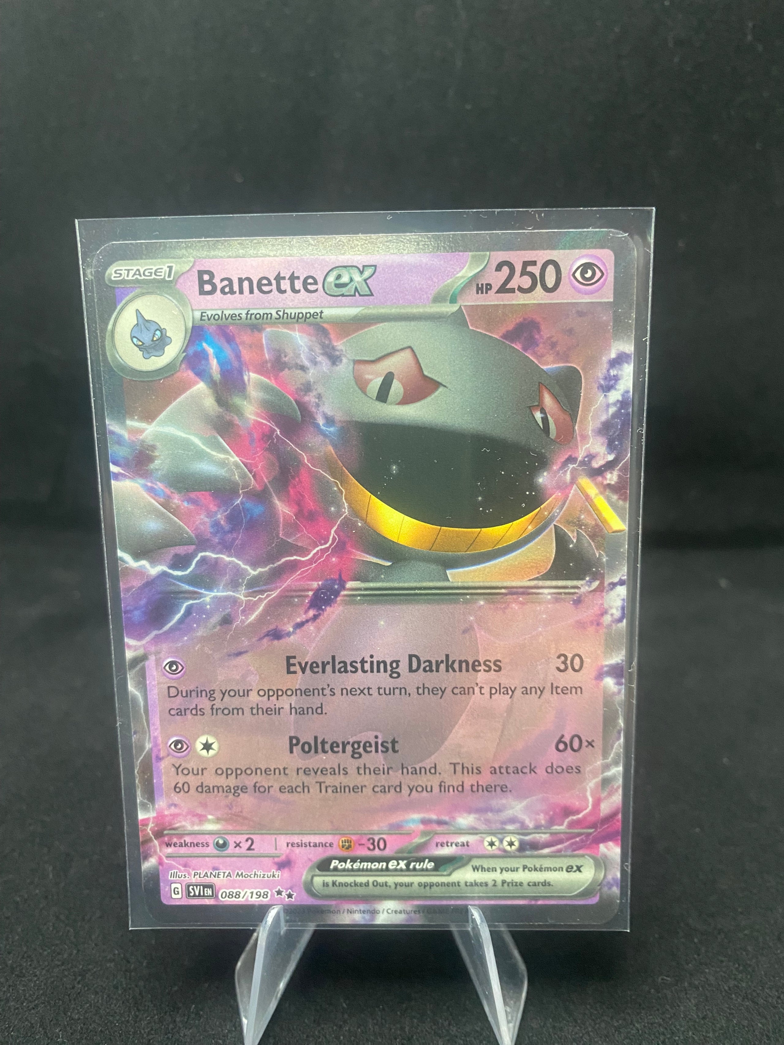 Pokémon - TCG Scarlet and Violet - Banette ex - 088/198
