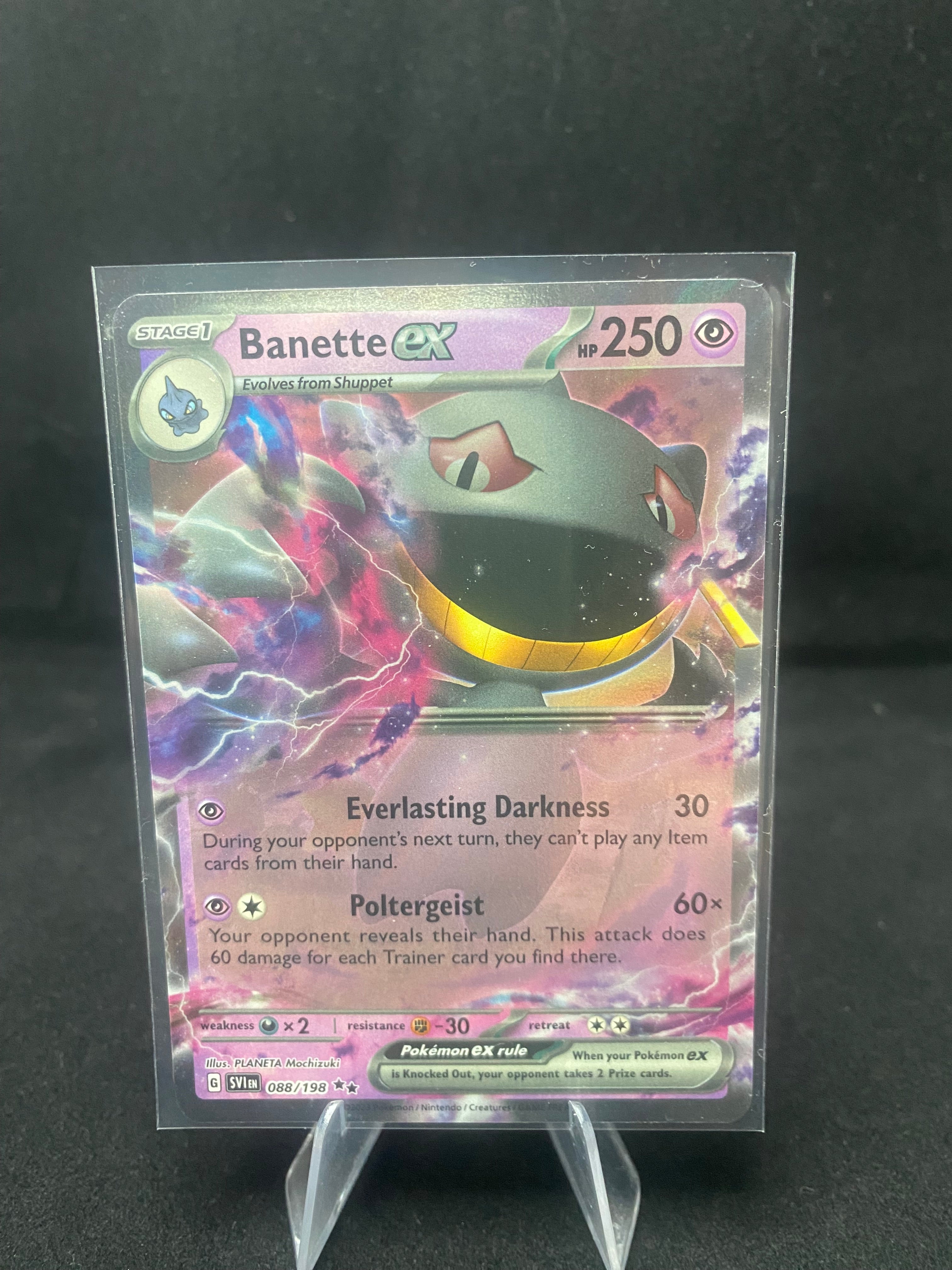 Pokémon - TCG Scarlet and Violet - Banette ex - 088/198