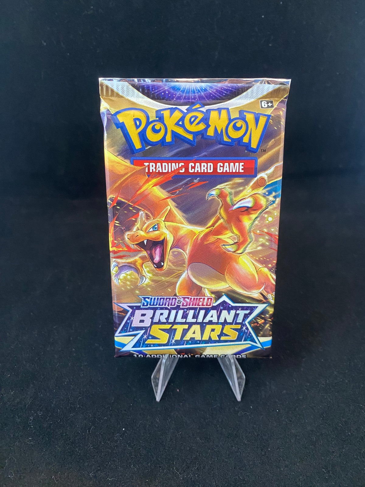 Pokémon - VINTAGE - SEALED - Sword and Sheild Brilliant Stars - Charizard - Booster Pack 