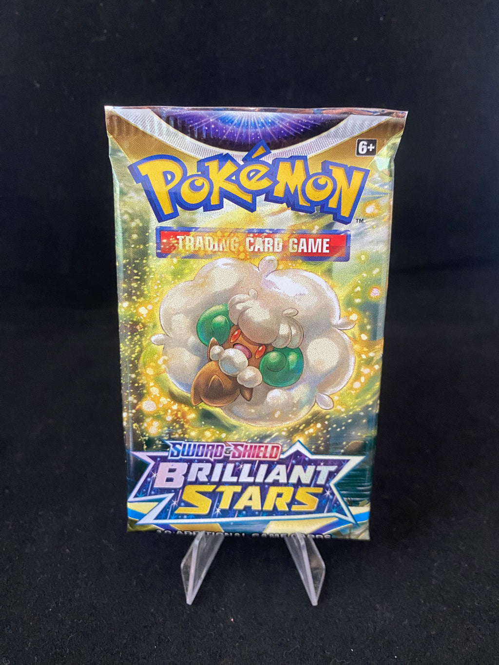 Pokémon - VINTAGE - SEALED - Sword and Sheild Brilliant Stars - Whimsicott - Booster Pack 