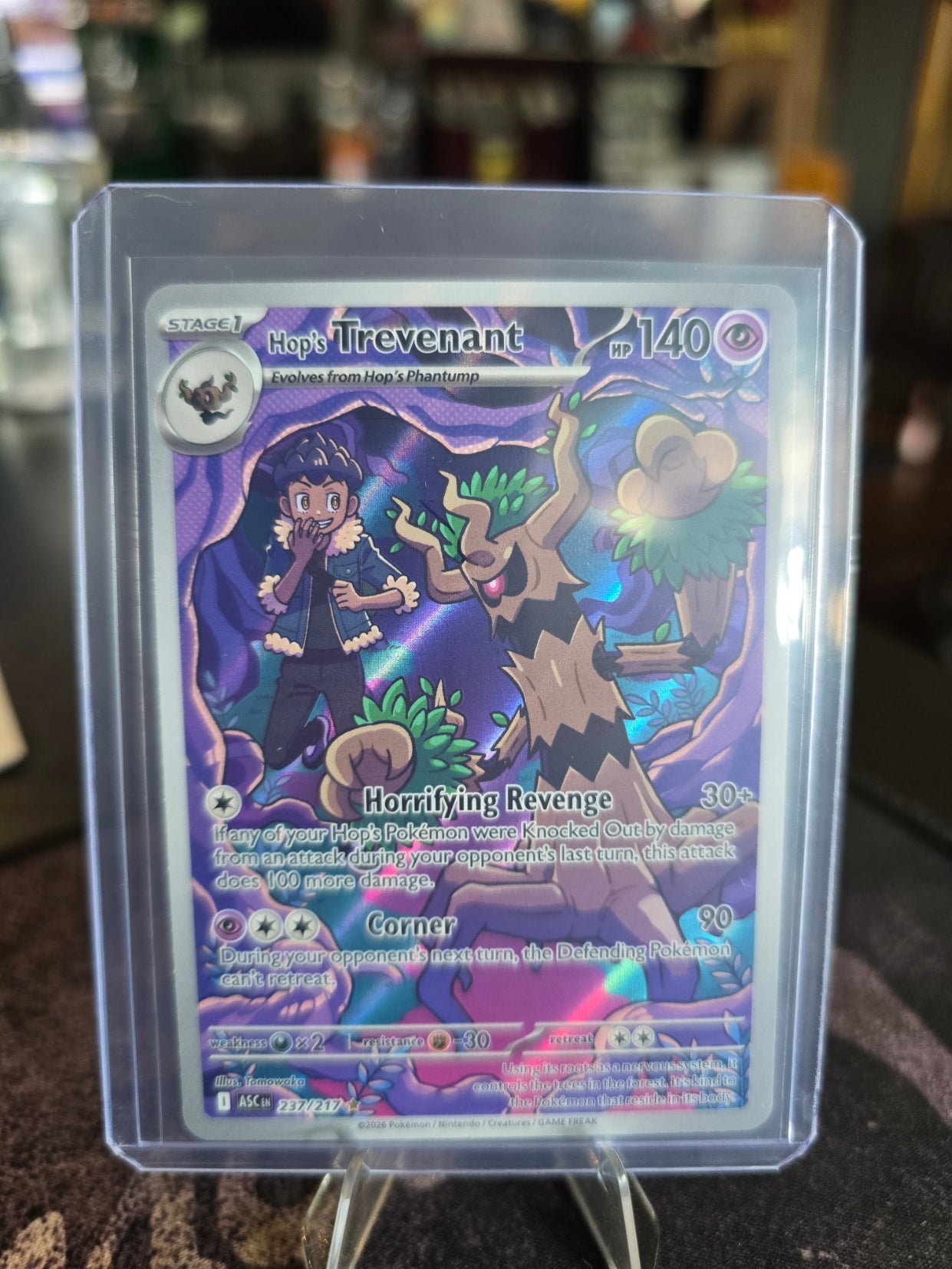 Pokémon - ASC - Hop's Trevenant 237/217