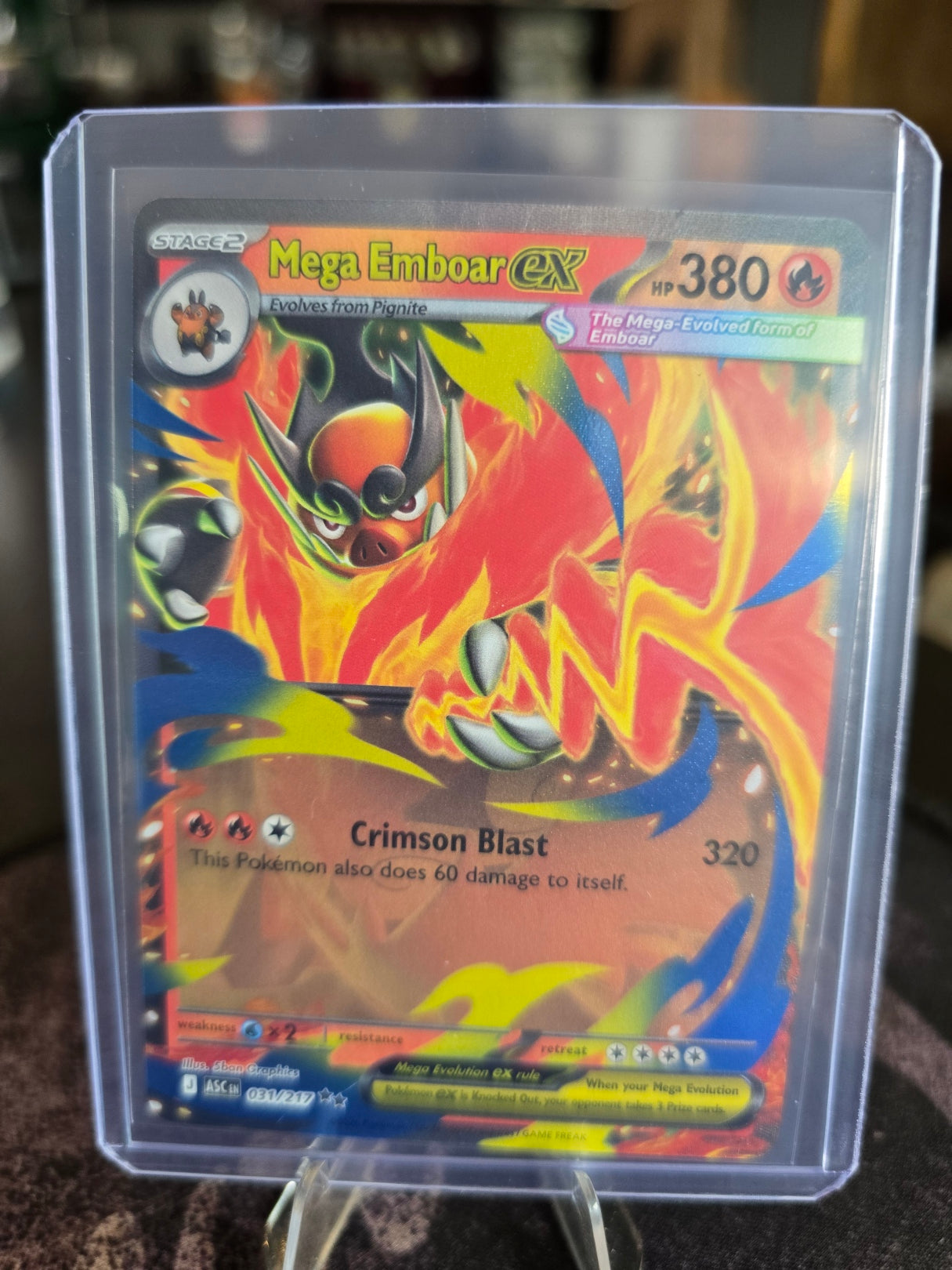 Pokémon - ASC - Mega Emboar ex 031/217