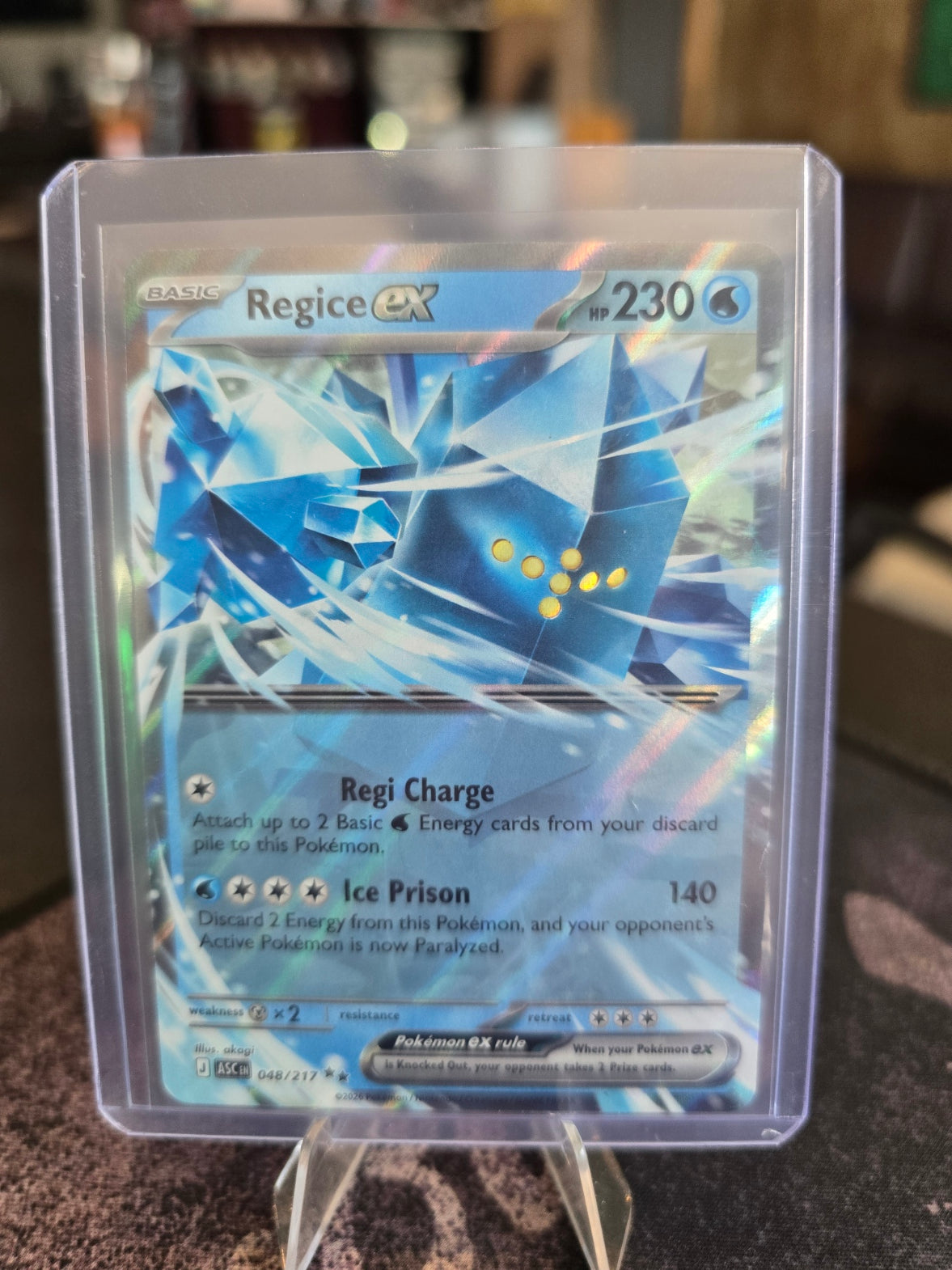 Pokémon - ASC - Regice ex 048/217
