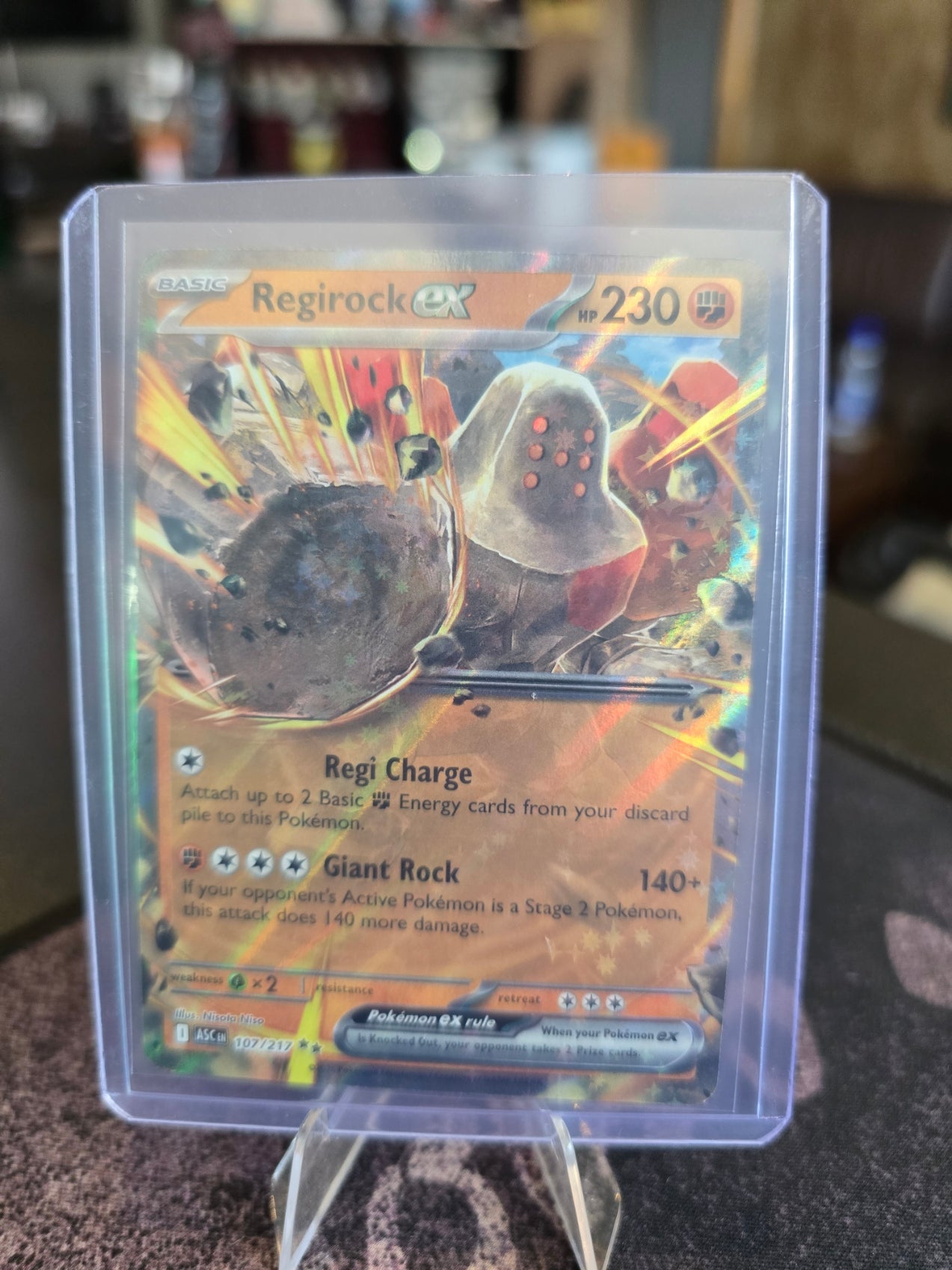 Pokémon - ASC - Regirock ex 107/217