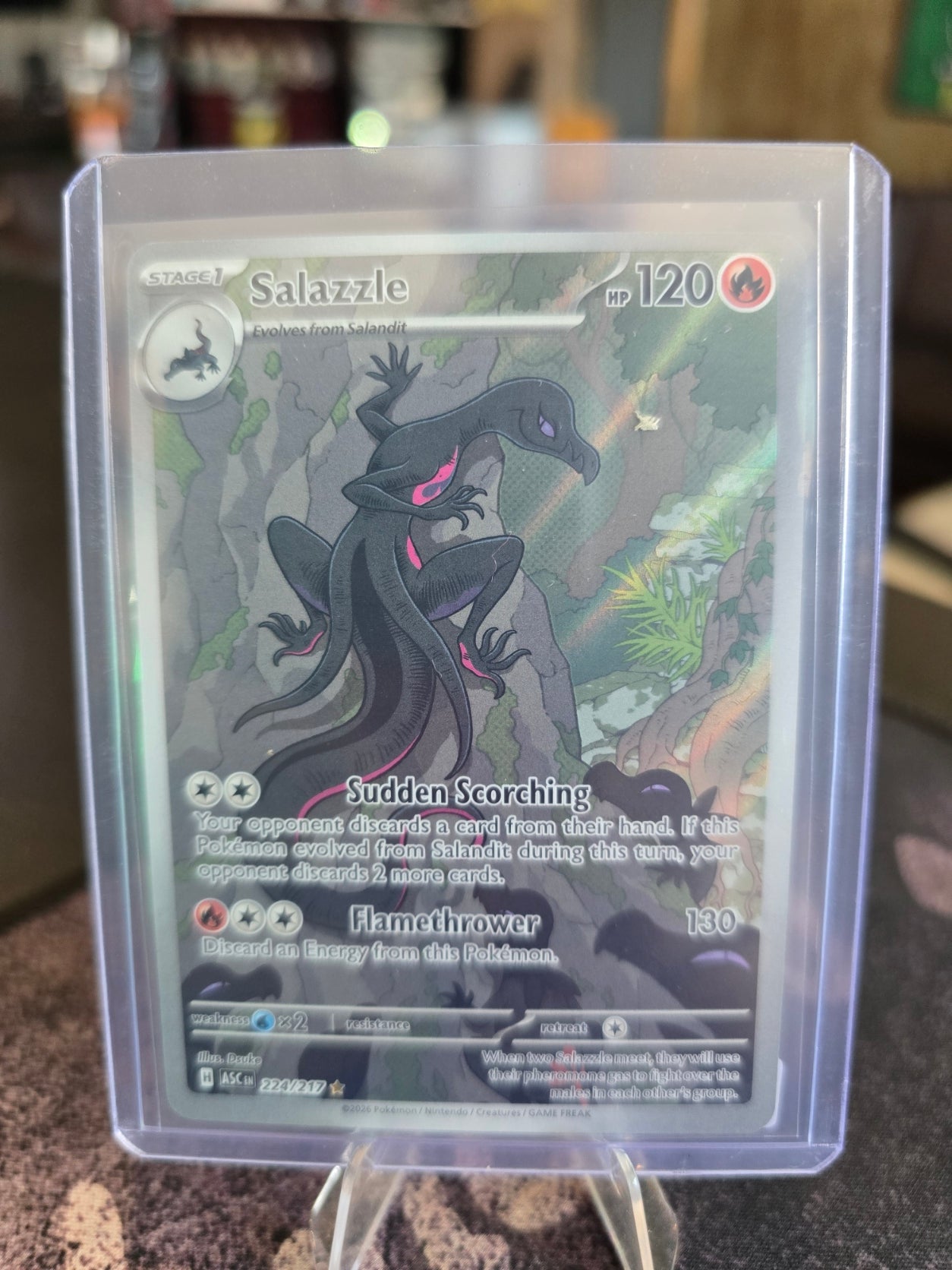 Pokémon - ASC - Salazzle 224/217