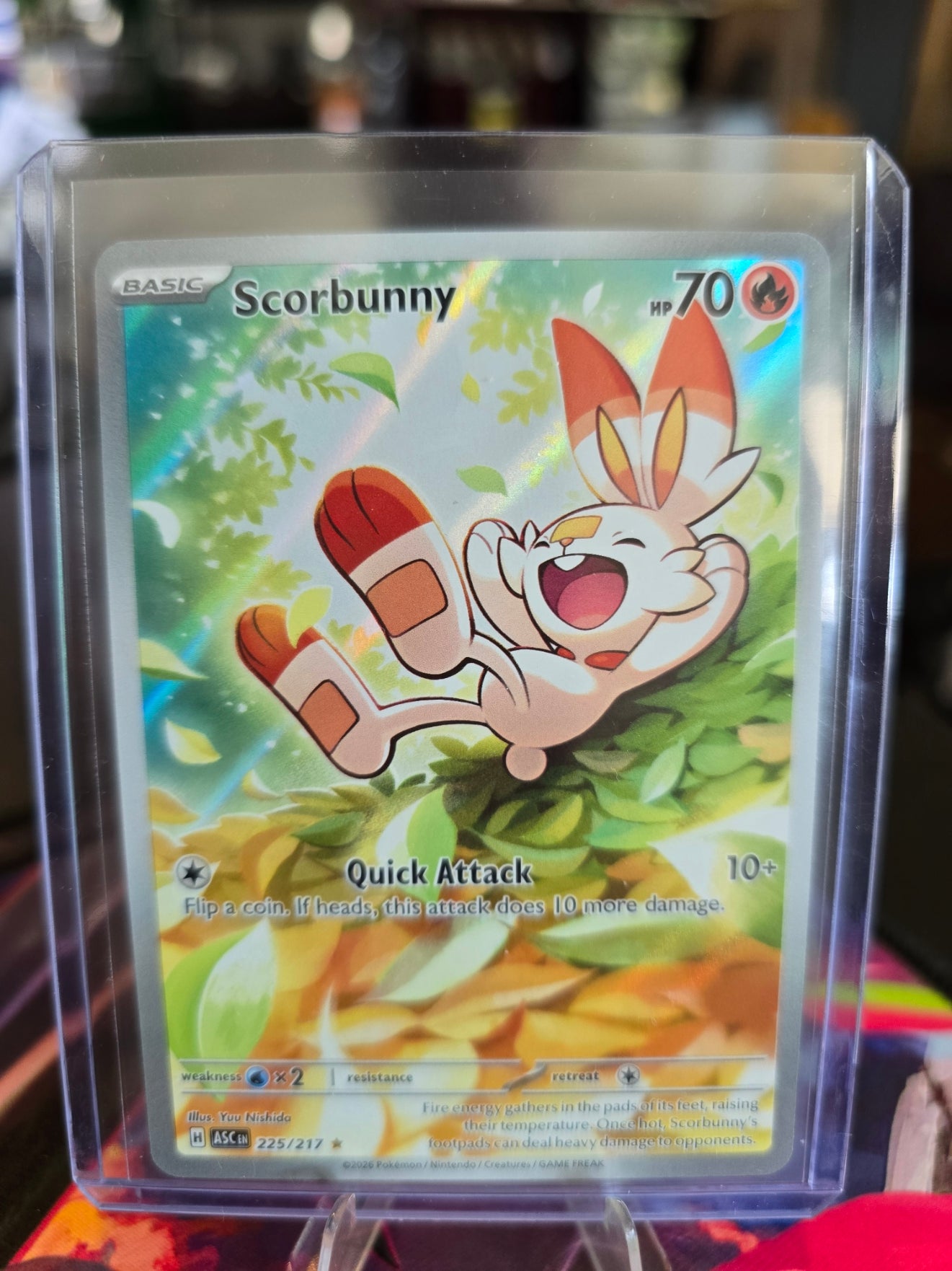 Pokémon - ASC - Scorbunny - 225/217
