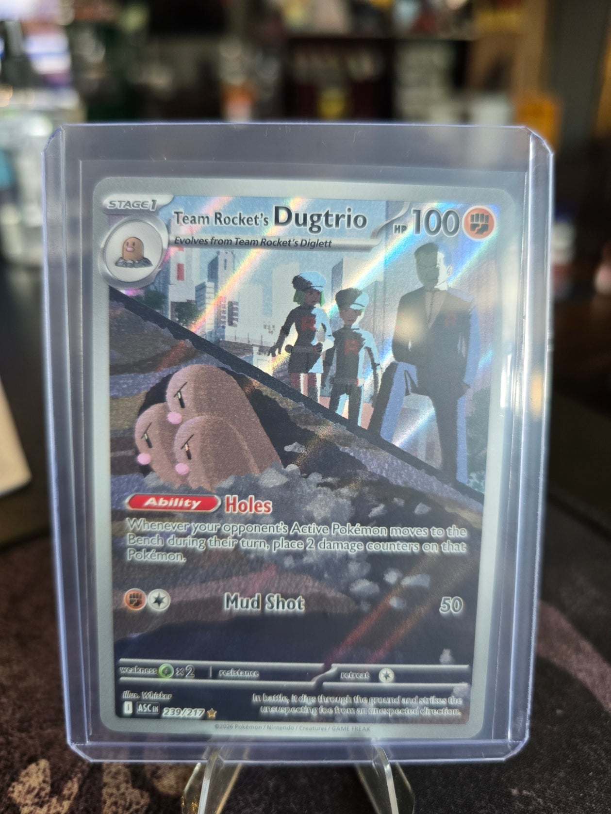 Pokémon - ASC - Team Rocket's Dugtrio 239/217